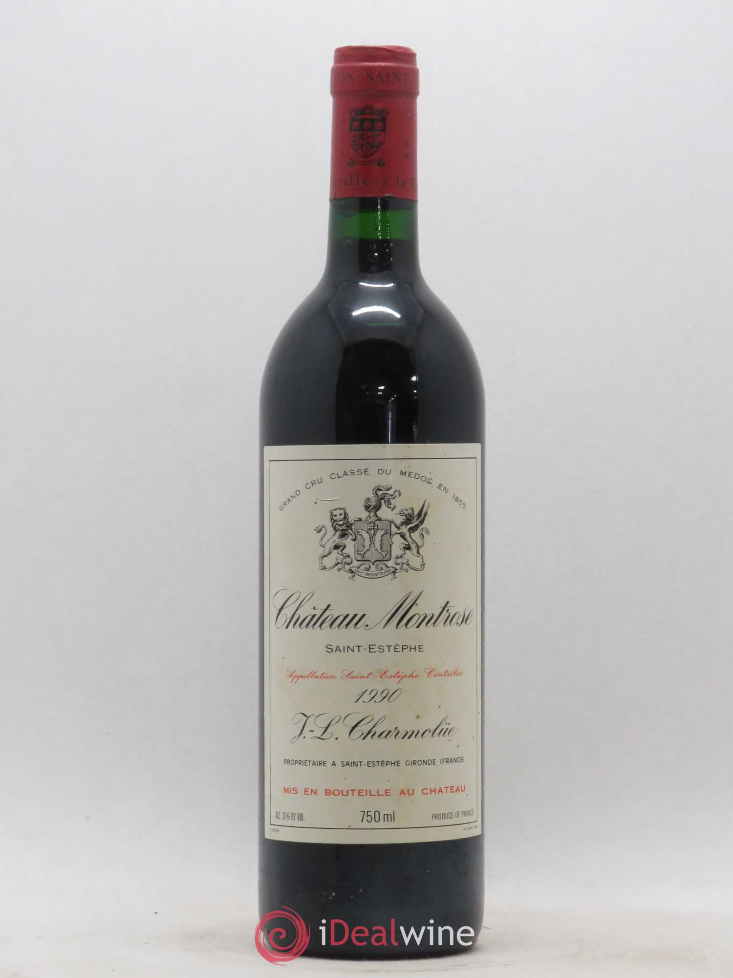 Château Montrose 2ème Grand Cru Classé 1990 - Lot de 1 bouteille - 0