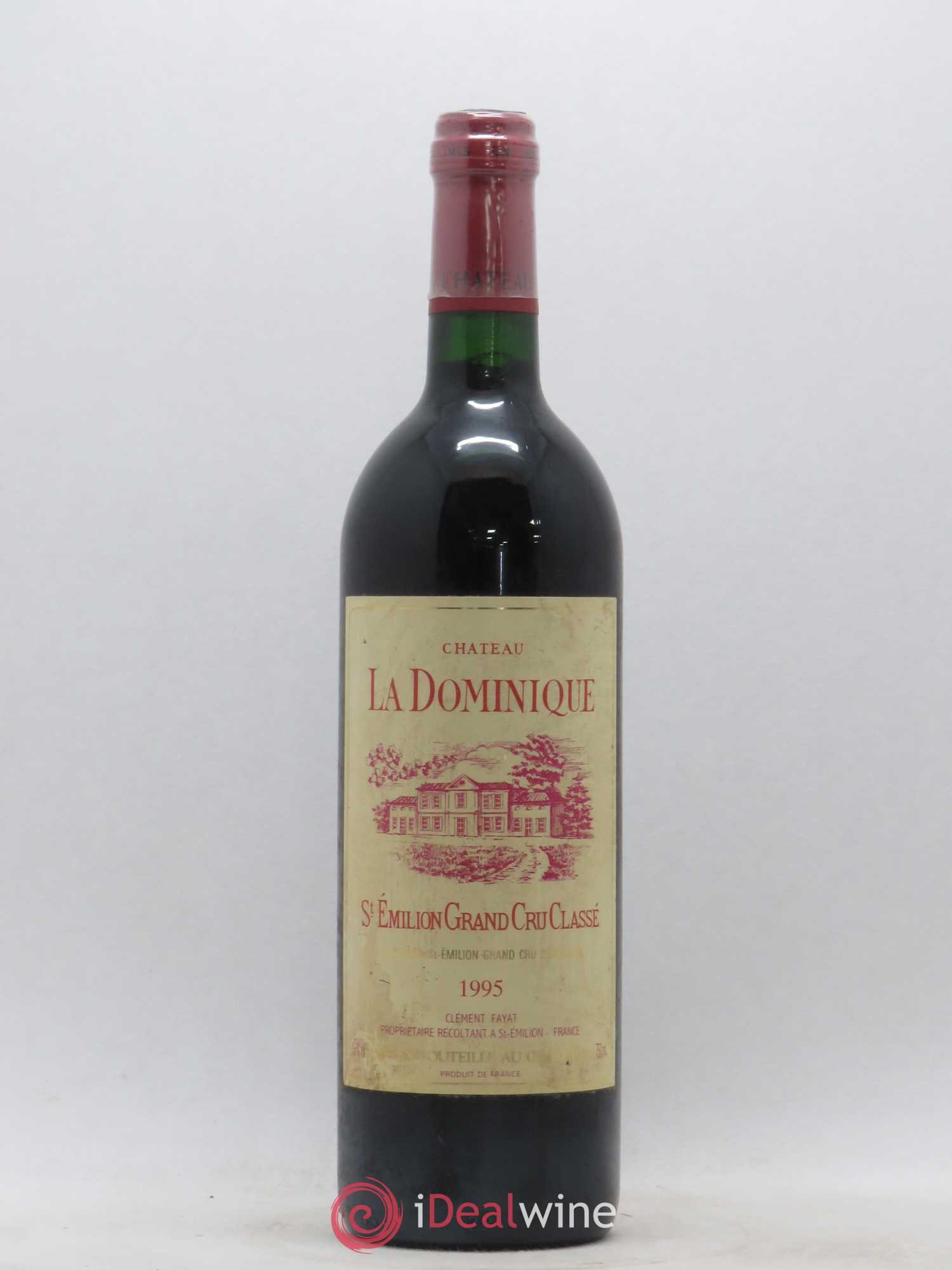 Château la Dominique Grand Cru Classé 1995 - Lot de 1 bouteille - 0