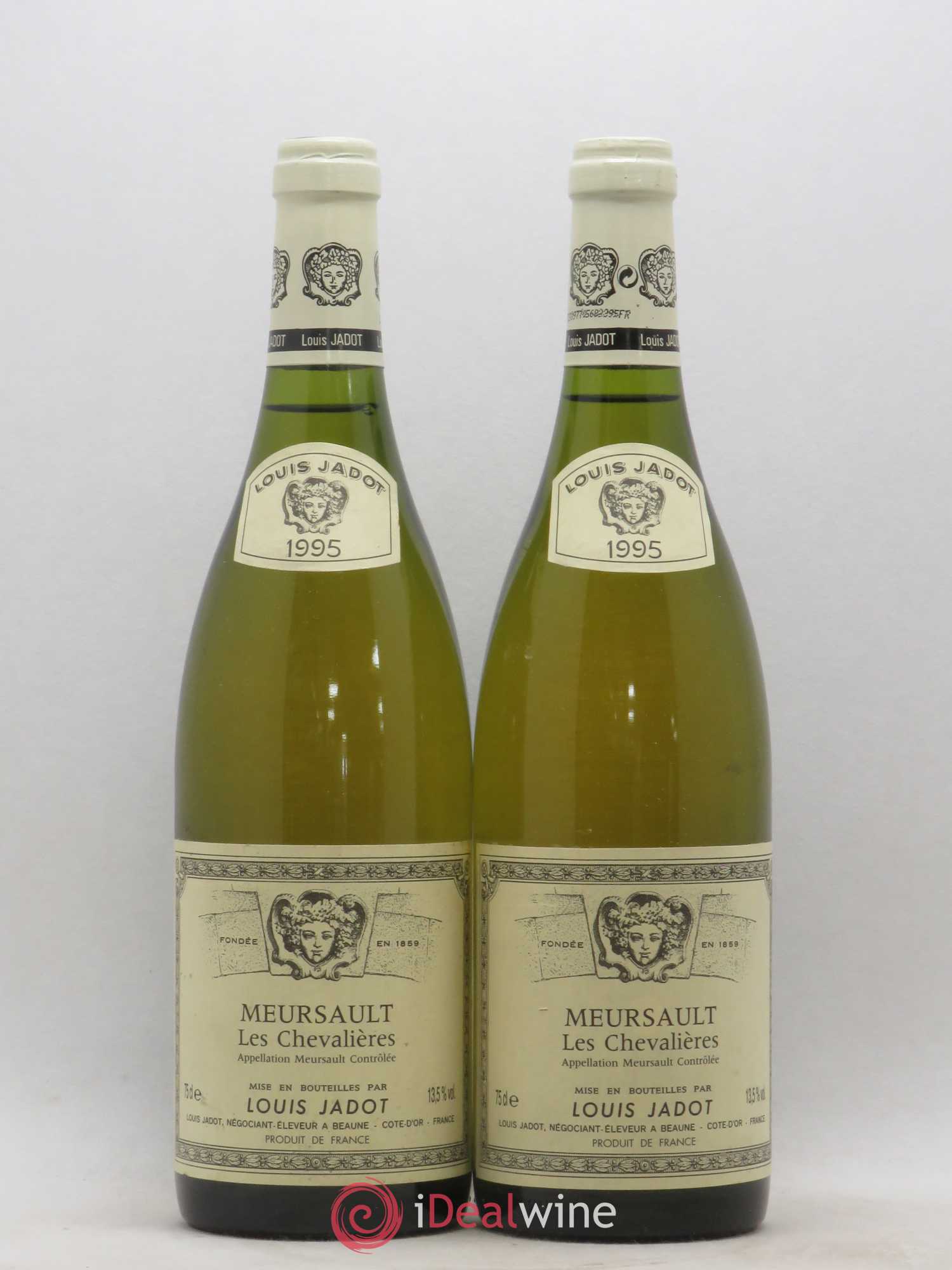 Meursault Les Chevalières Maison Louis Jadot 1995 - Lot de 2 bouteilles - 0