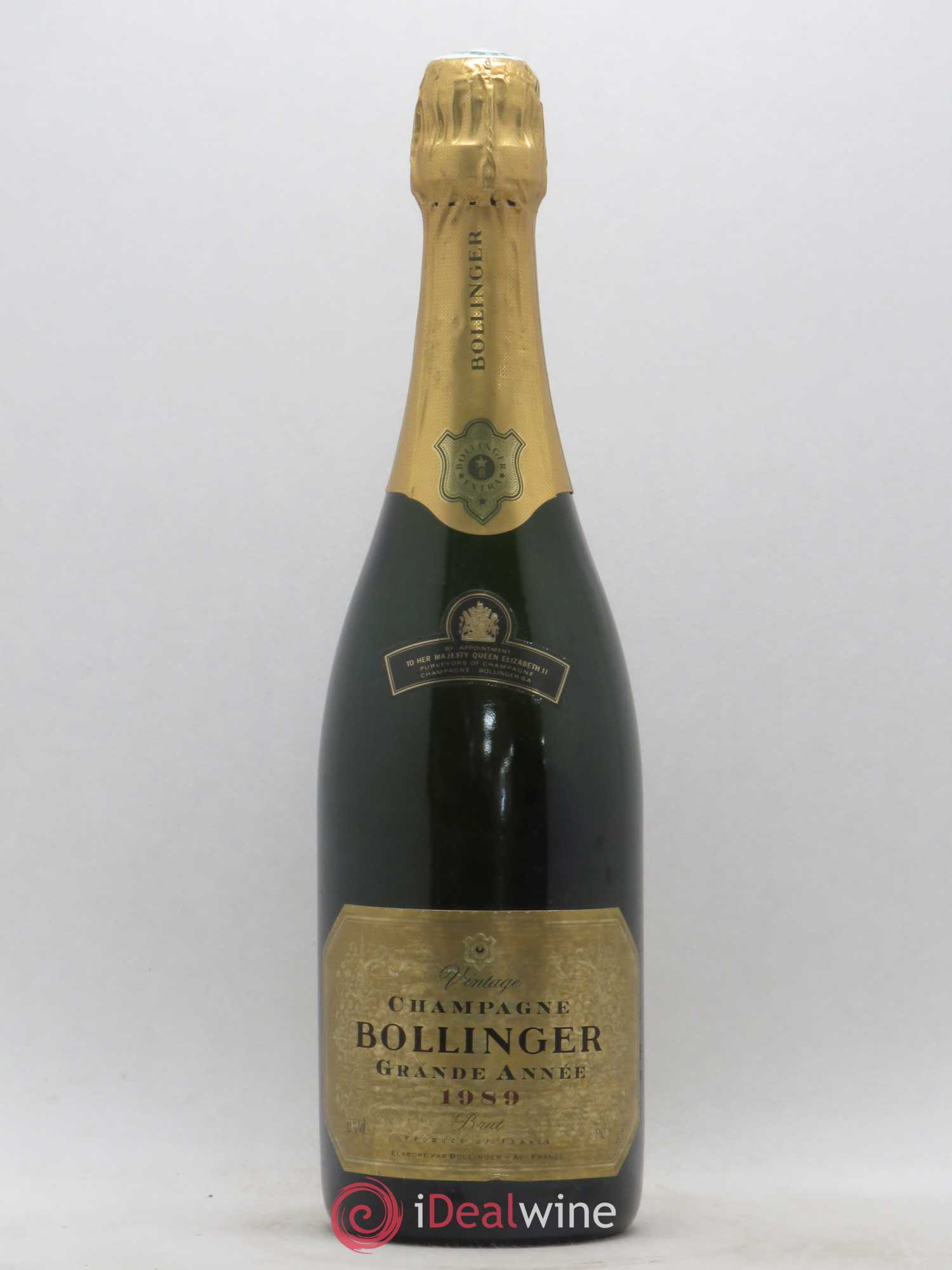 La Grande Année Brut Bollinger 1989 - Lot de 1 bouteille - 0