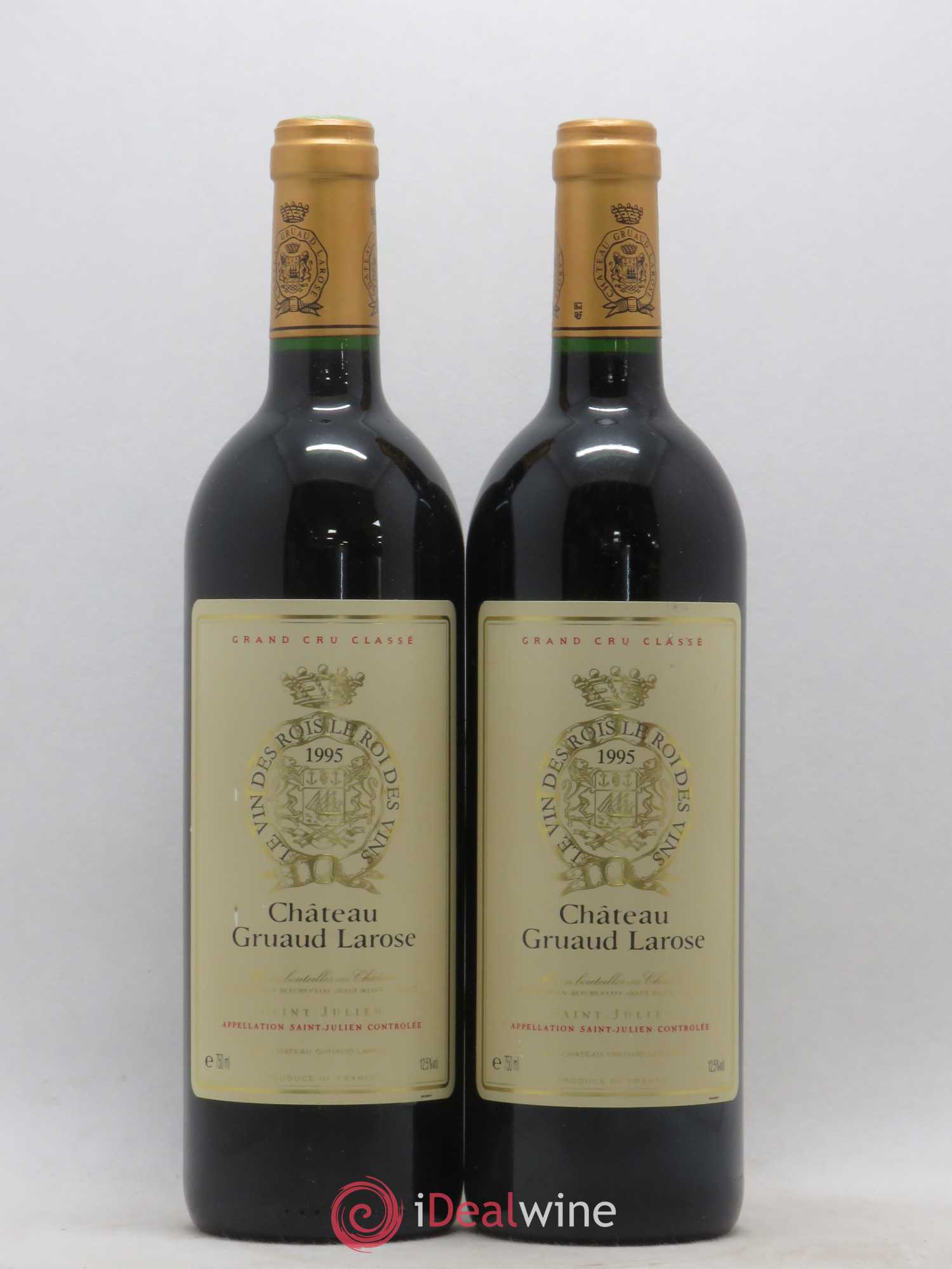 Château Gruaud Larose 2ème Grand Cru Classé 1995 - Lot de 2 bouteilles - 0