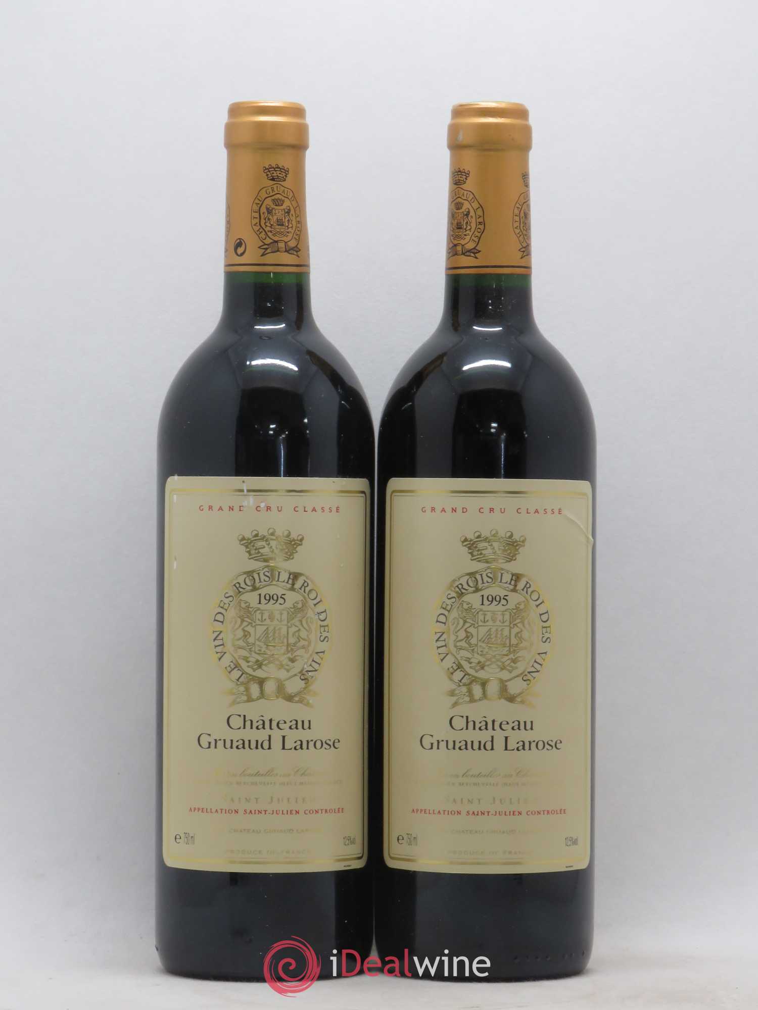 Château Gruaud Larose 2ème Grand Cru Classé 1995 - Lot de 2 bouteilles - 0