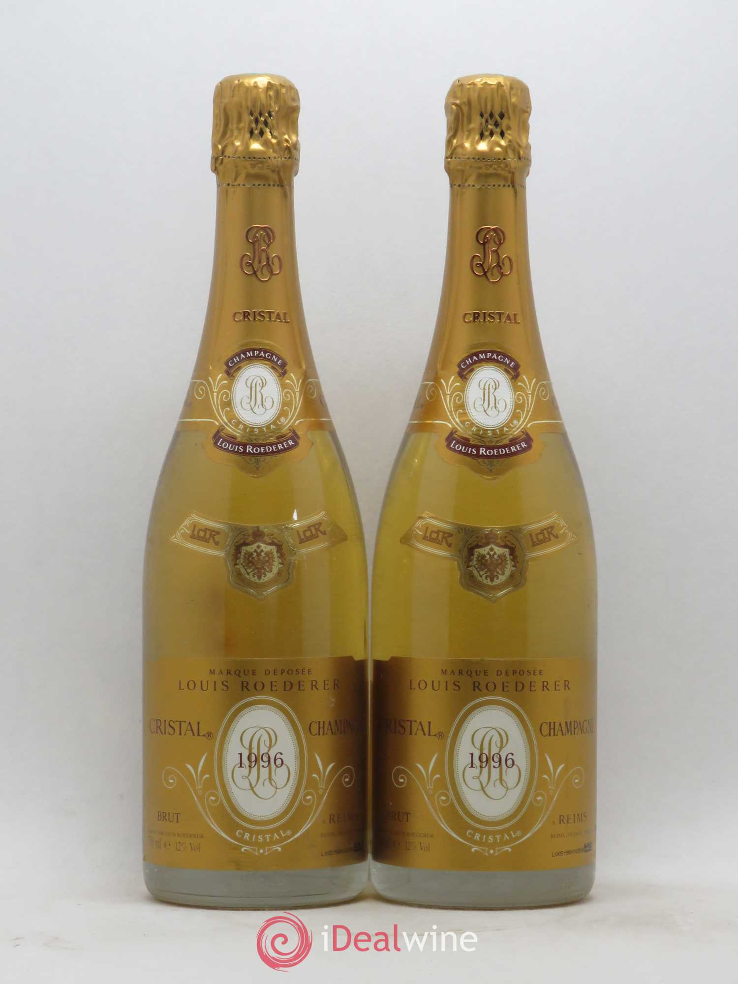 Cristal Louis Roederer 1996 - Lot de 2 bouteilles - 0