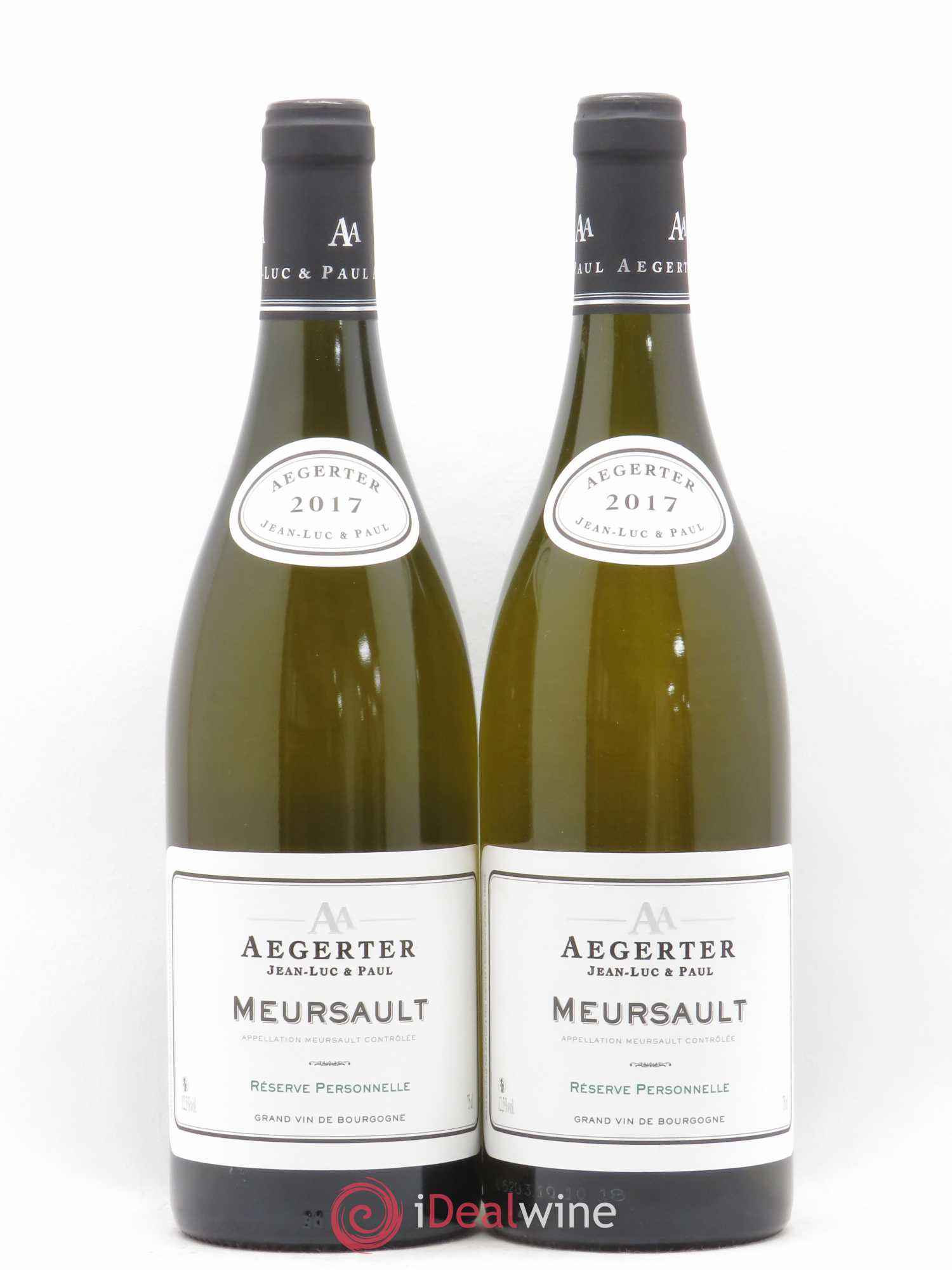 Meursault Aegerter 2017 - Lot de 2 bouteilles - 0