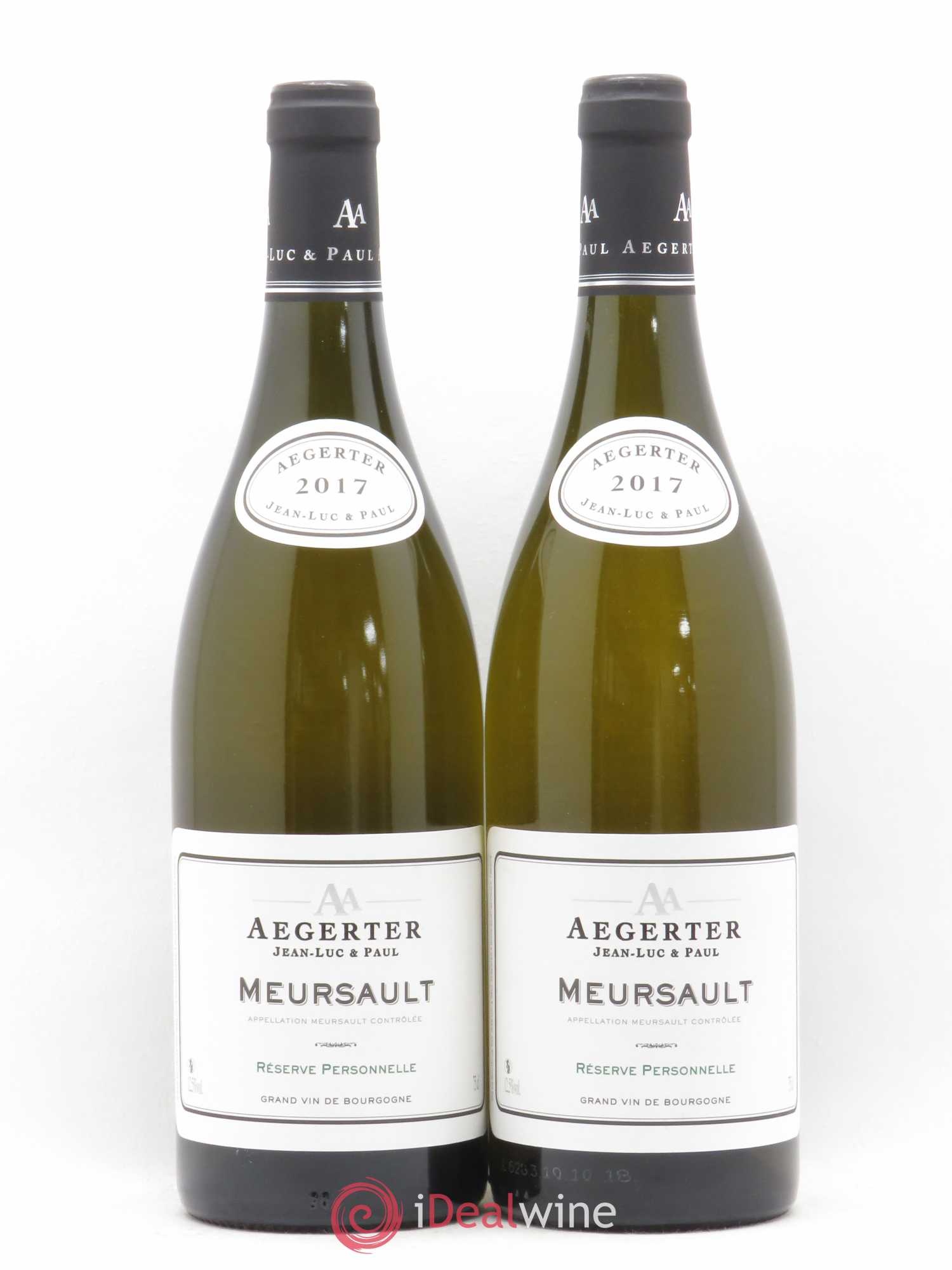 Meursault Aegerter 2017 - Lot de 2 bouteilles - 0