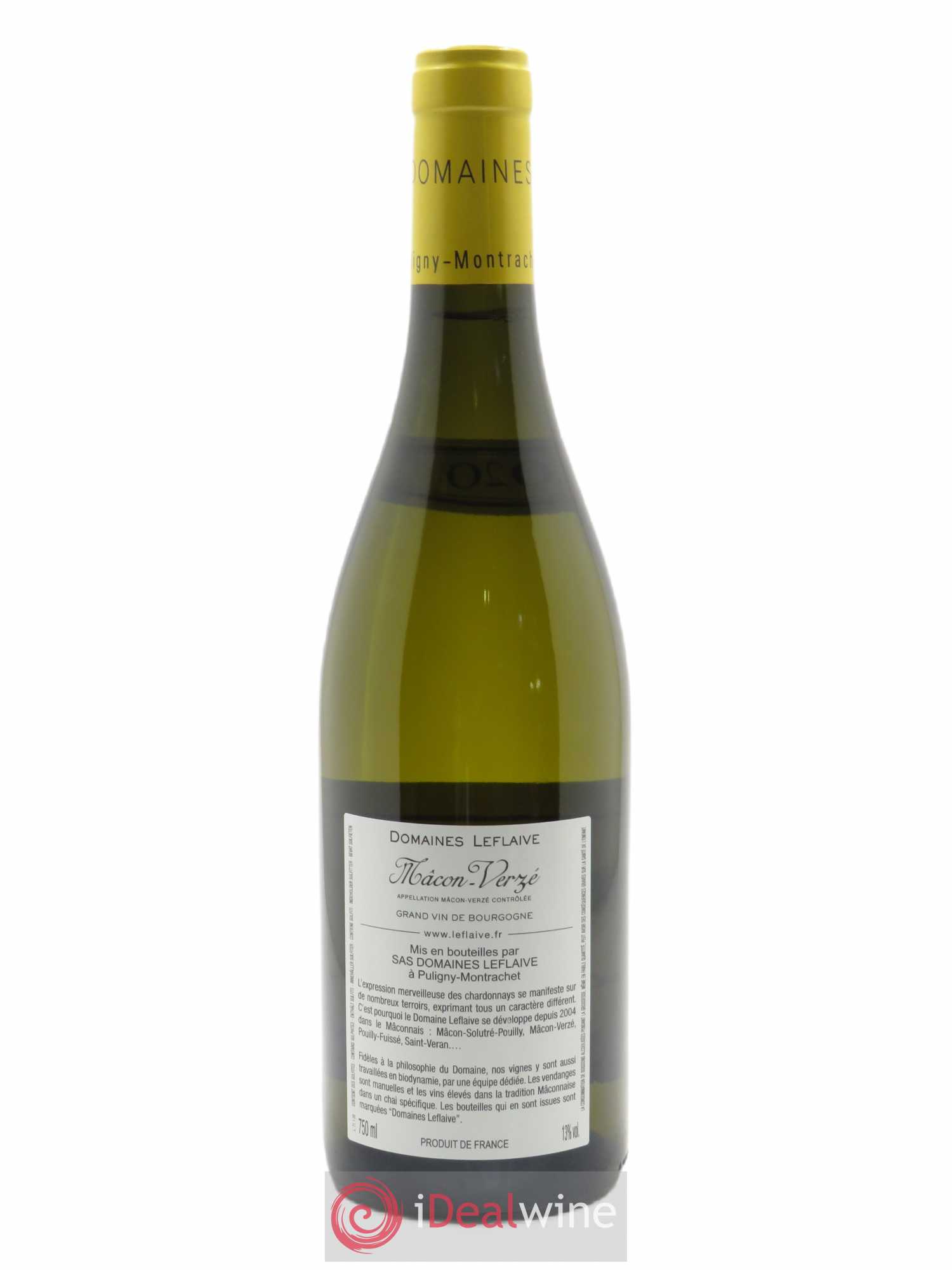 Mâcon-Verzé Leflaive (Domaine) 2020 - Lot de 1 bouteille - 1