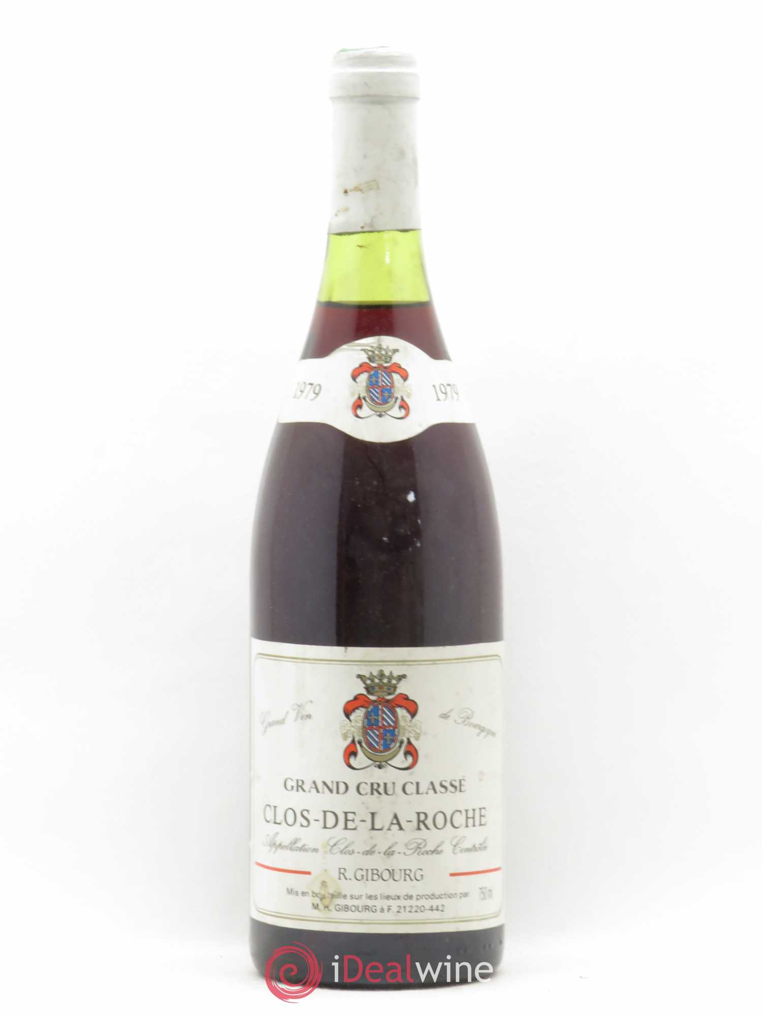 Clos de la Roche Grand Cru Domaine Gibourg 1979 - Posten von 1 Flasche - 0