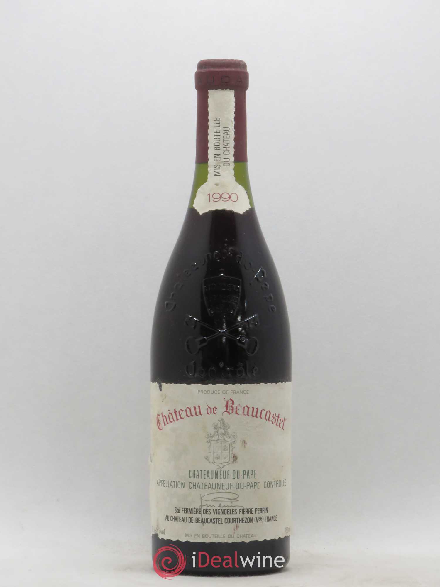 Châteauneuf-du-Pape Château de Beaucastel Famille Perrin 1990 - Lot de 1 bouteille - 0