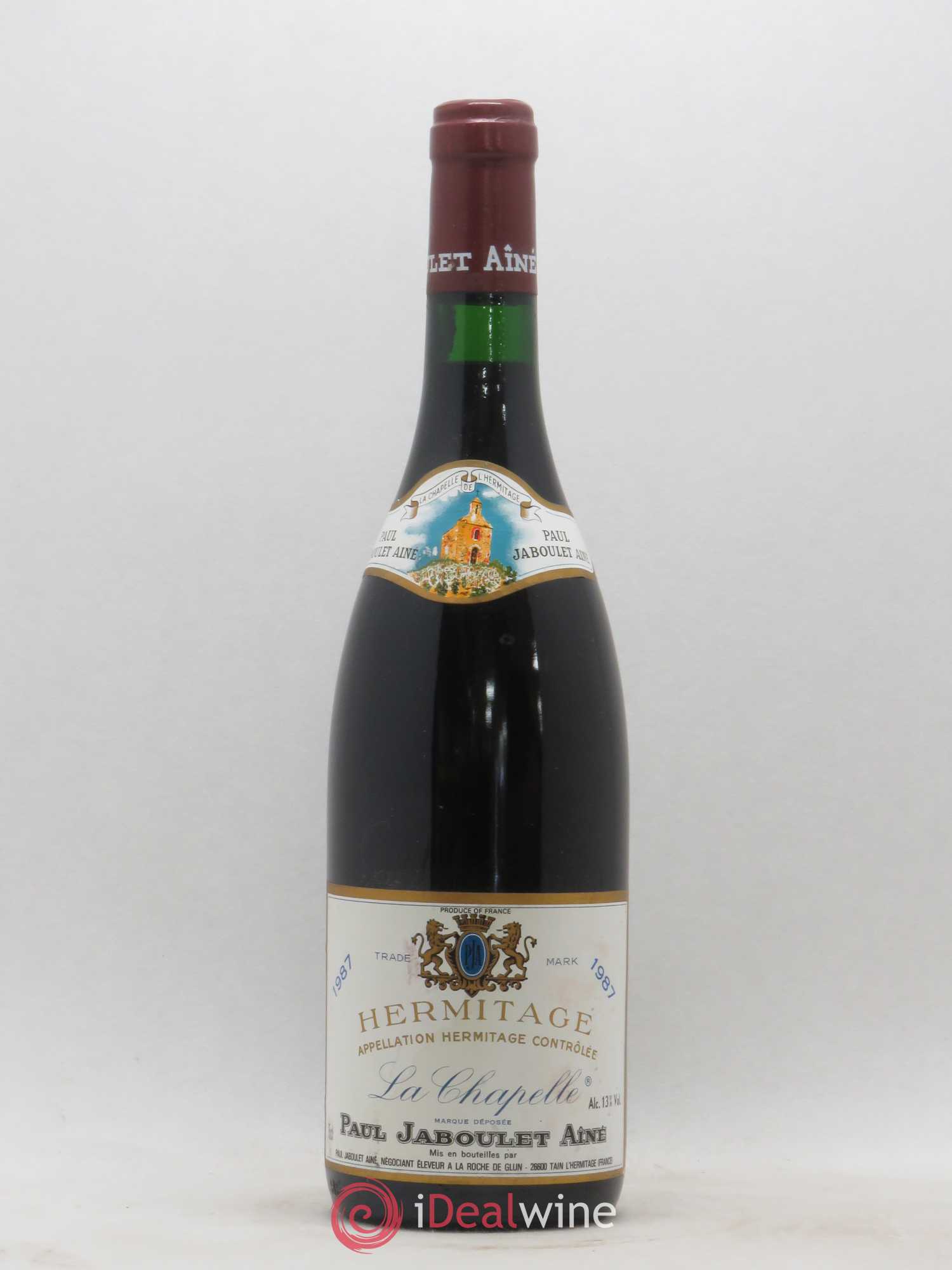 Hermitage La Chapelle Paul Jaboulet Ainé 1987 - Lot de 1 bouteille - 0