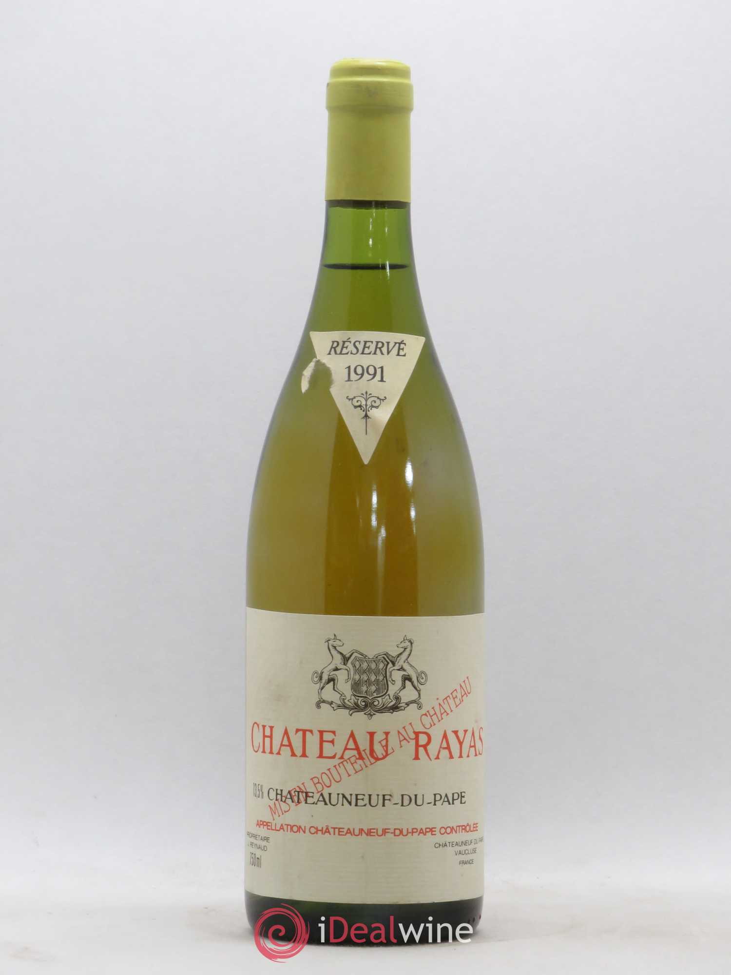 Châteauneuf-du-Pape Château Rayas Emmanuel Reynaud 1991 - Lot de 1 bouteille - 0