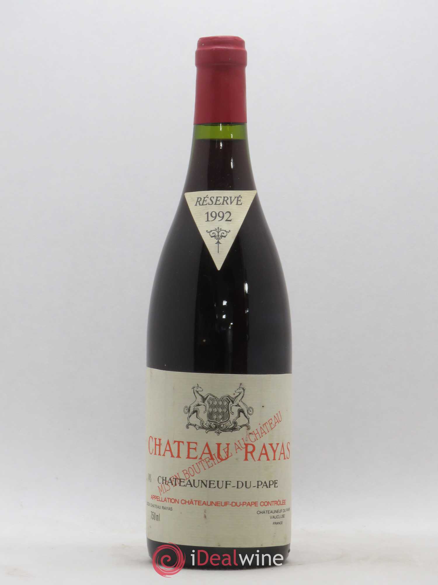 Châteauneuf-du-Pape Château Rayas Emmanuel Reynaud 1992 - Lot de 1 bouteille - 0