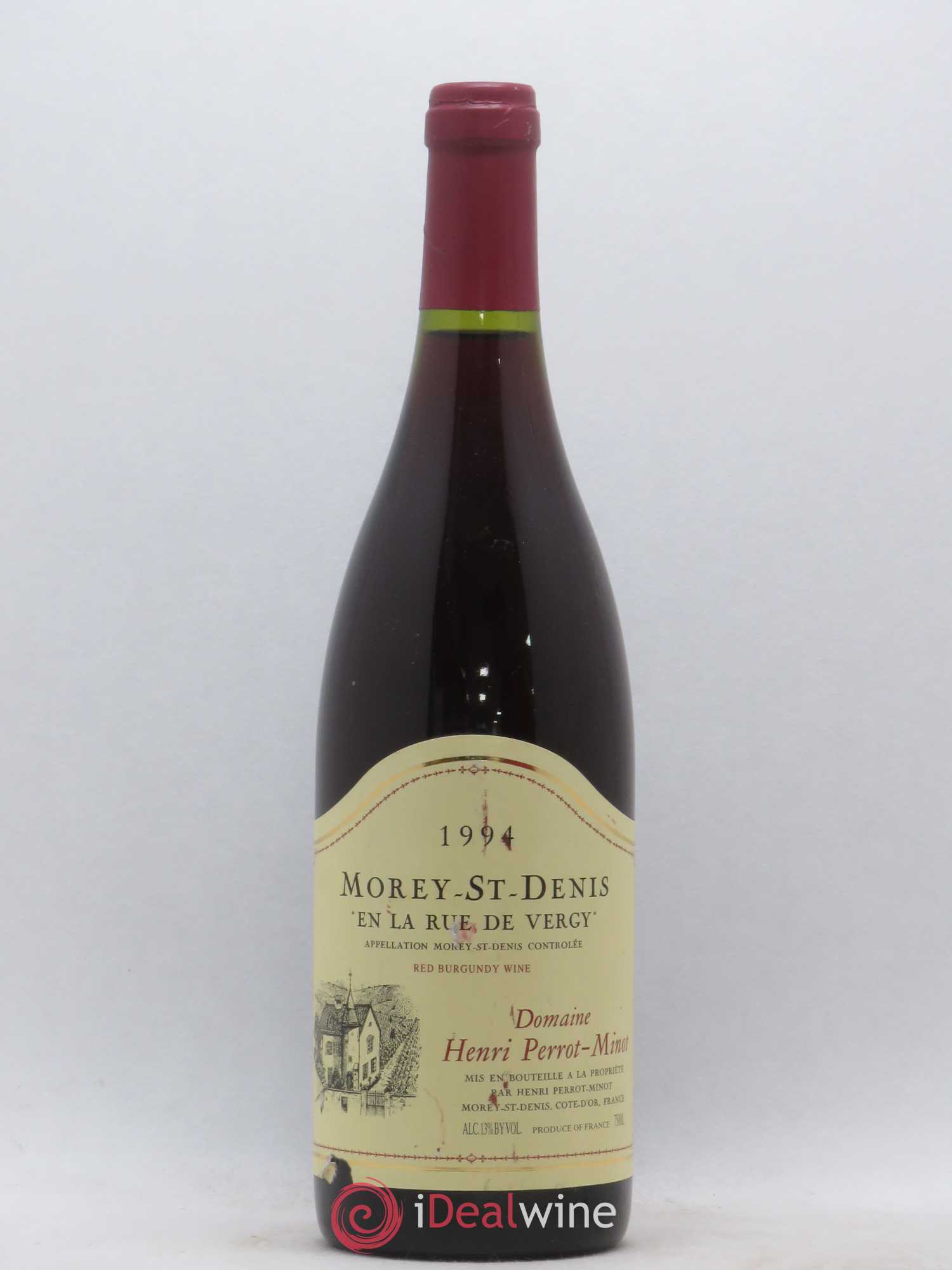 Morey-Saint-Denis La Rue De Vergy Perrot-Minot 1994 - Lot de 1 bouteille - 0