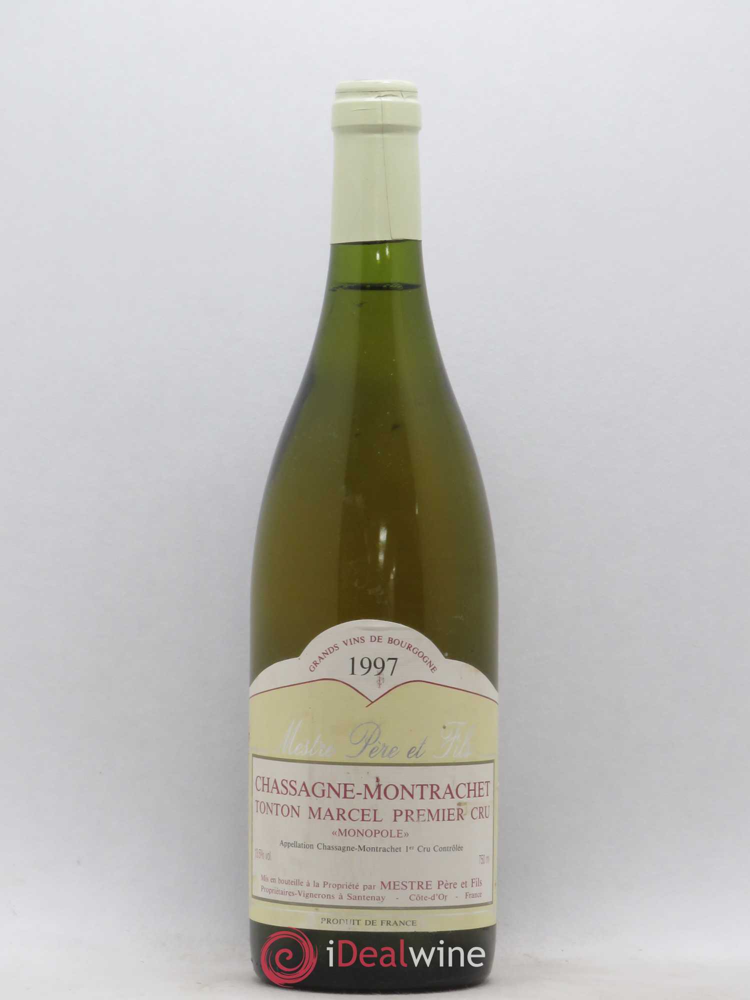 Chassagne-Montrachet 1er Cru Tonton Marcel Monopole Mestre 1997 - Posten von 1 Flasche - 0