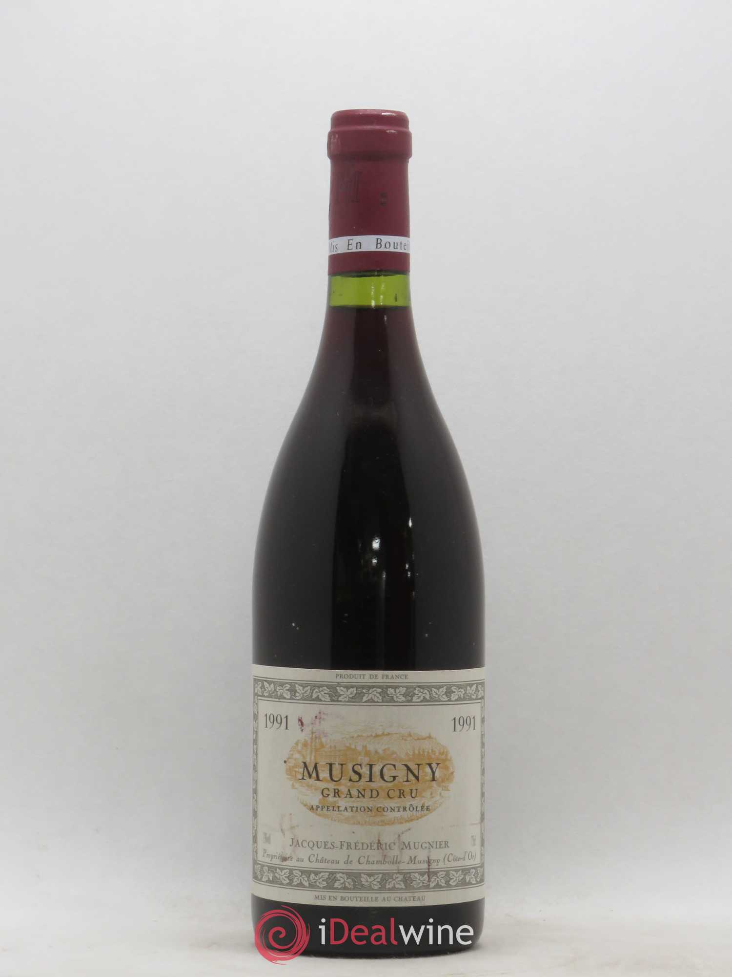 Musigny Grand Cru Jacques-Frédéric Mugnier 1991 - Lot de 1 bouteille - 0
