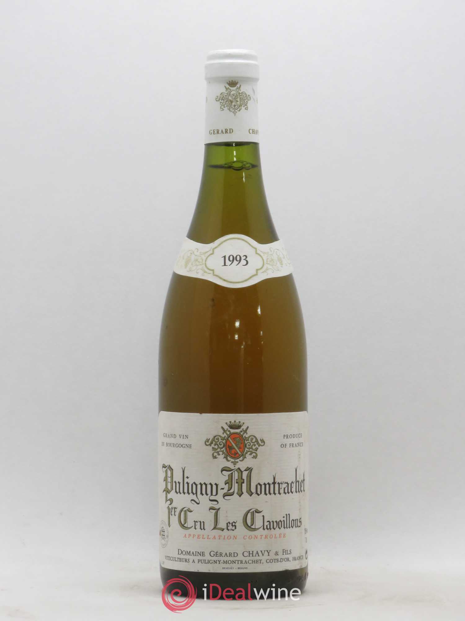 Puligny-Montrachet 1er Cru Clavoillons Gérard Chavy et Fils 1993 - Lot de 1 bouteille - 0