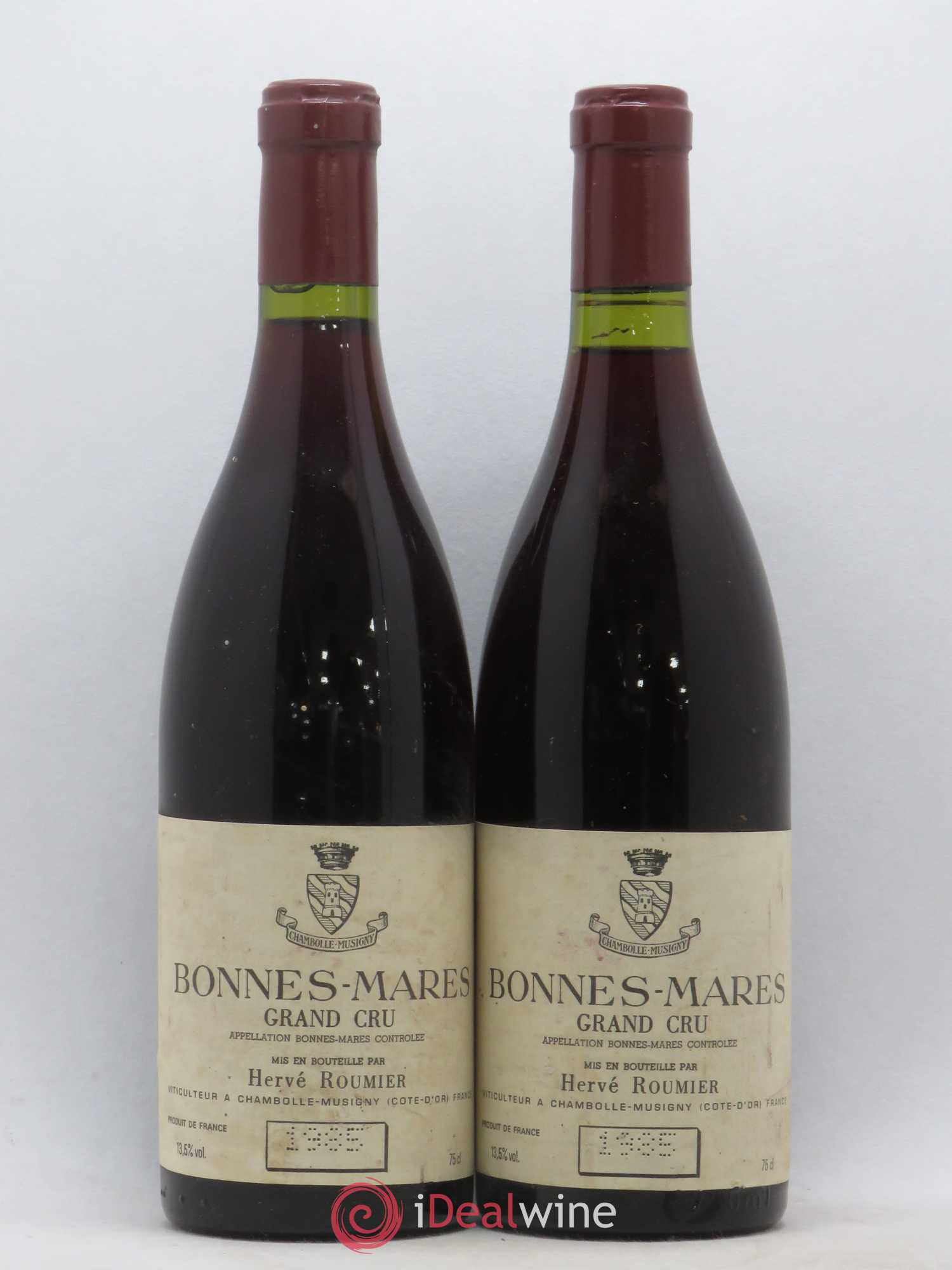 Bonnes-Mares Grand Cru Hervé Roumier 1985 - Lot de 2 bouteilles - 0