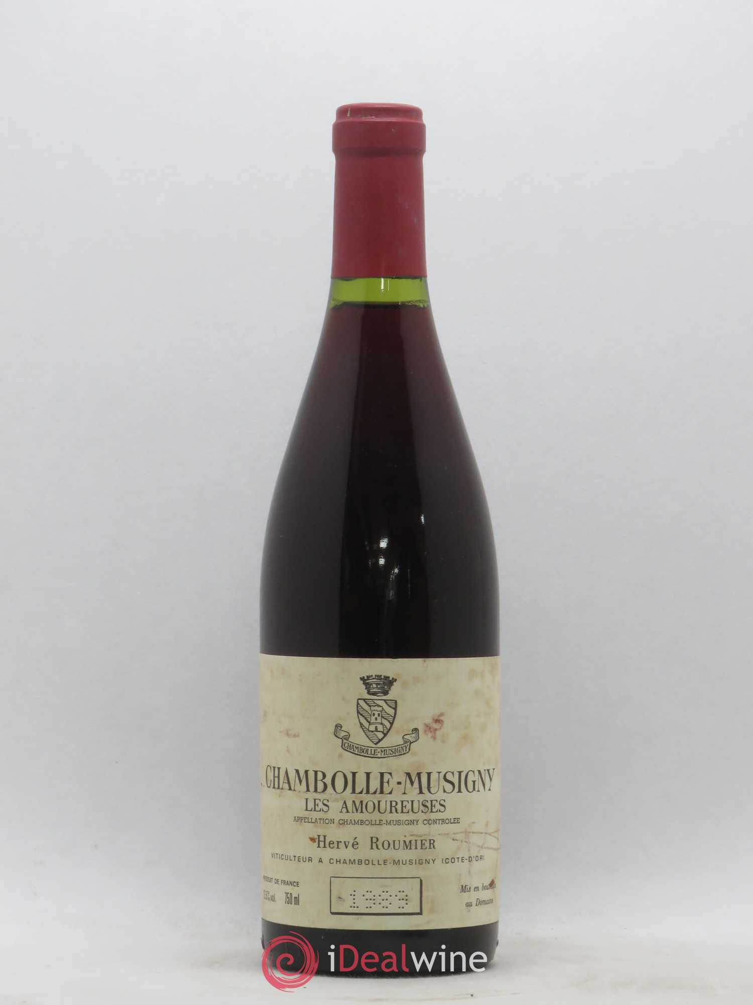 Chambolle-Musigny 1er Cru Les Amoureuses Hervé Roumier 1989 - Lot de 1 bouteille - 0