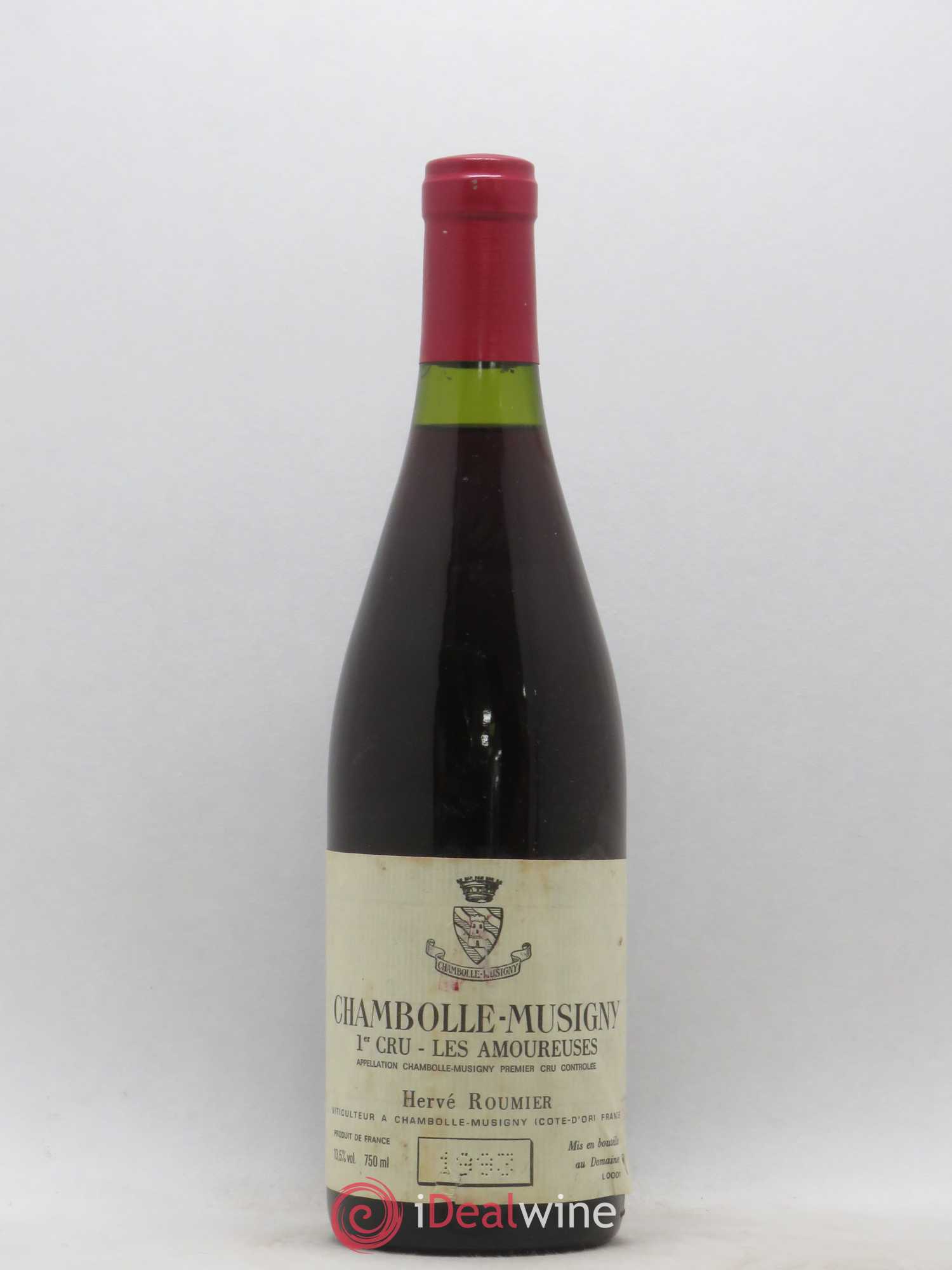 Chambolle-Musigny 1er Cru Les Amoureuses Hervé Roumier 1993 - Lot de 1 bouteille - 0