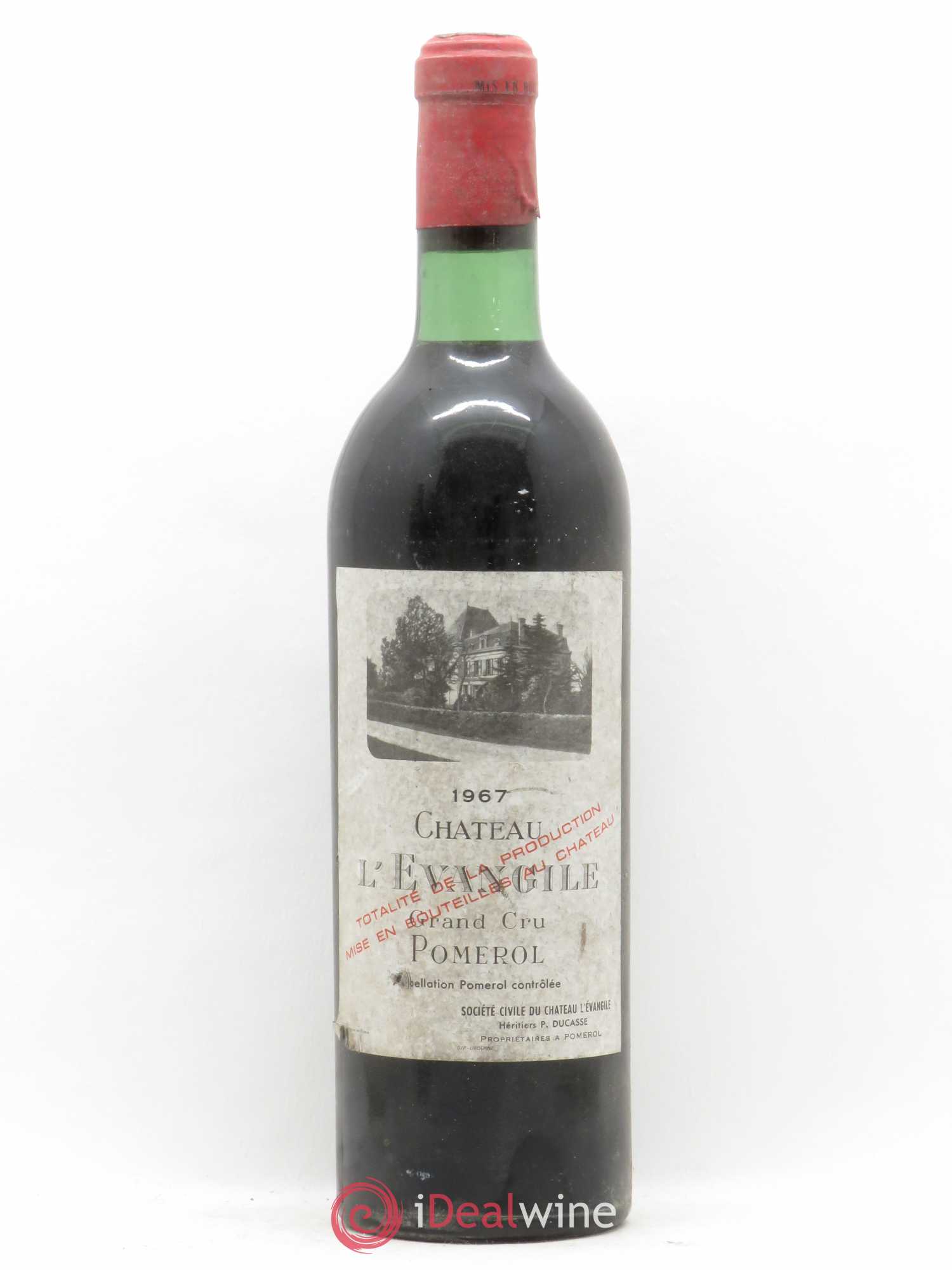 Château l' Évangile 1967 - Lot de 1 bouteille - 0