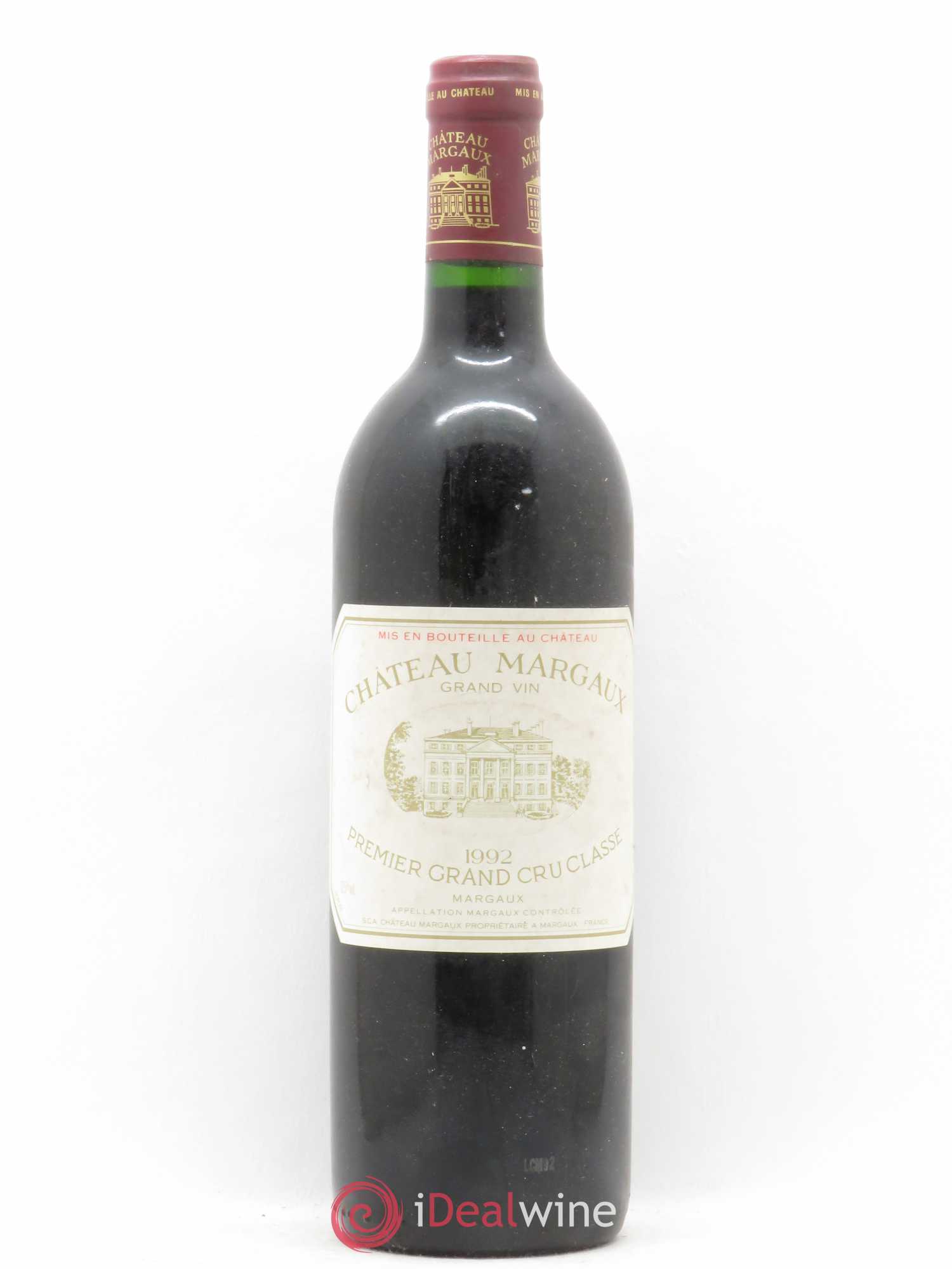 Château Margaux 1er Grand Cru Classé 1992 - Lot de 1 bouteille - 0