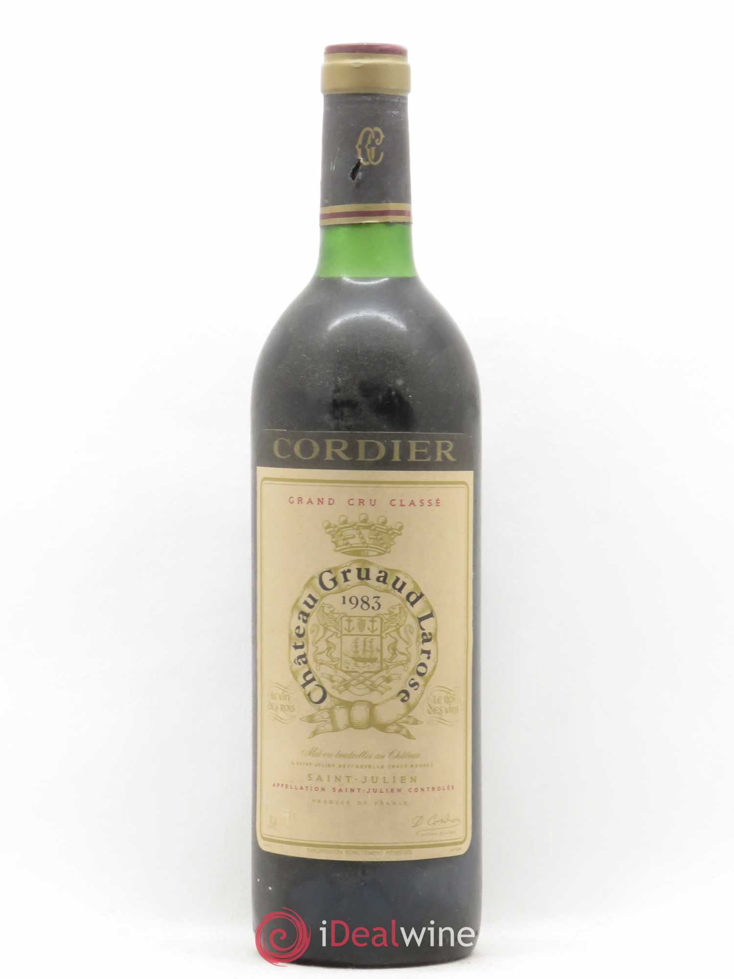 Château Gruaud Larose 2ème Grand Cru Classé 1983 - Lot de 1 bouteille - 0