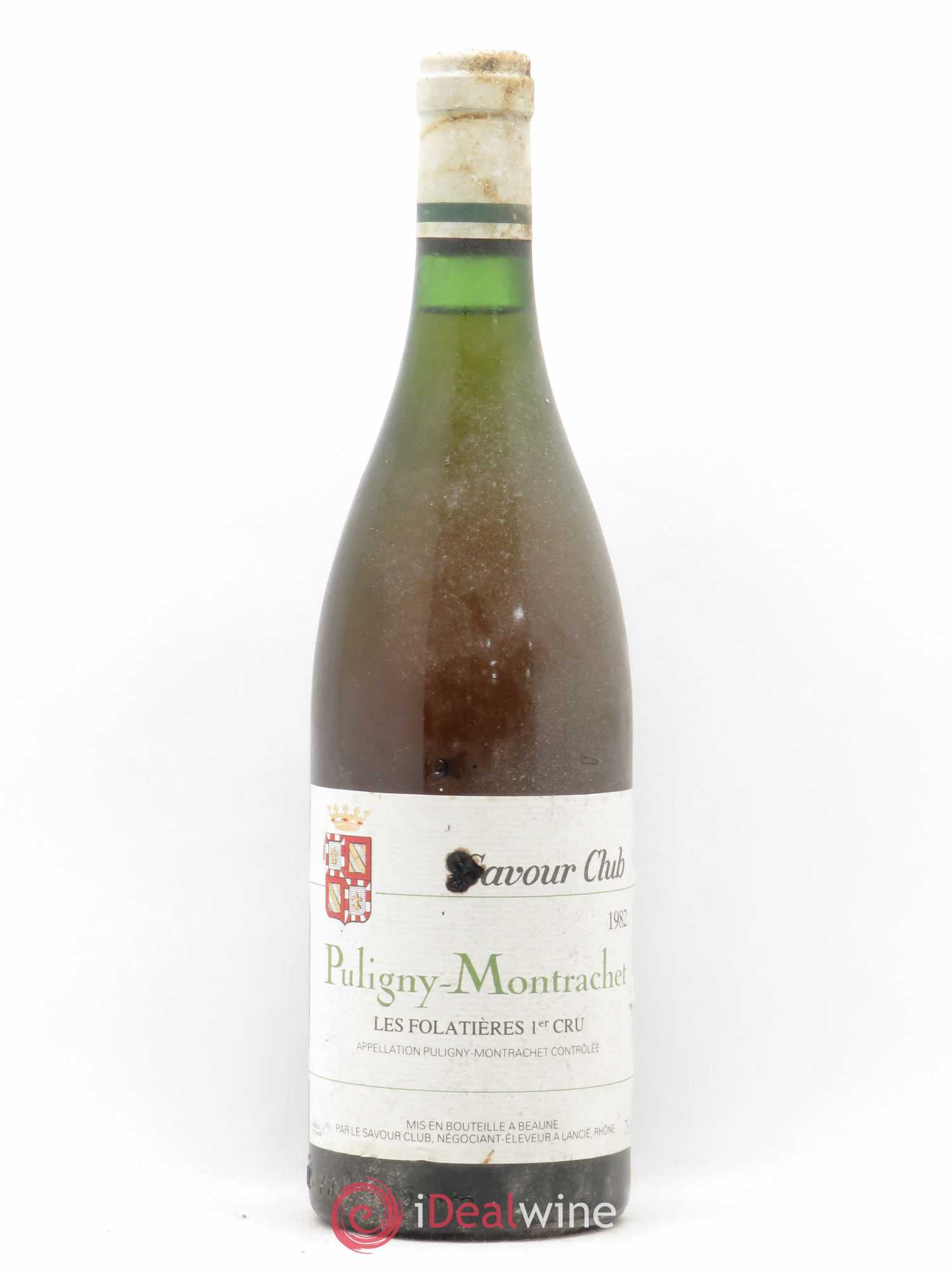 Puligny-Montrachet 1er Cru Les Folatières Savour Club 1982 - Posten von 1 Flasche - 0