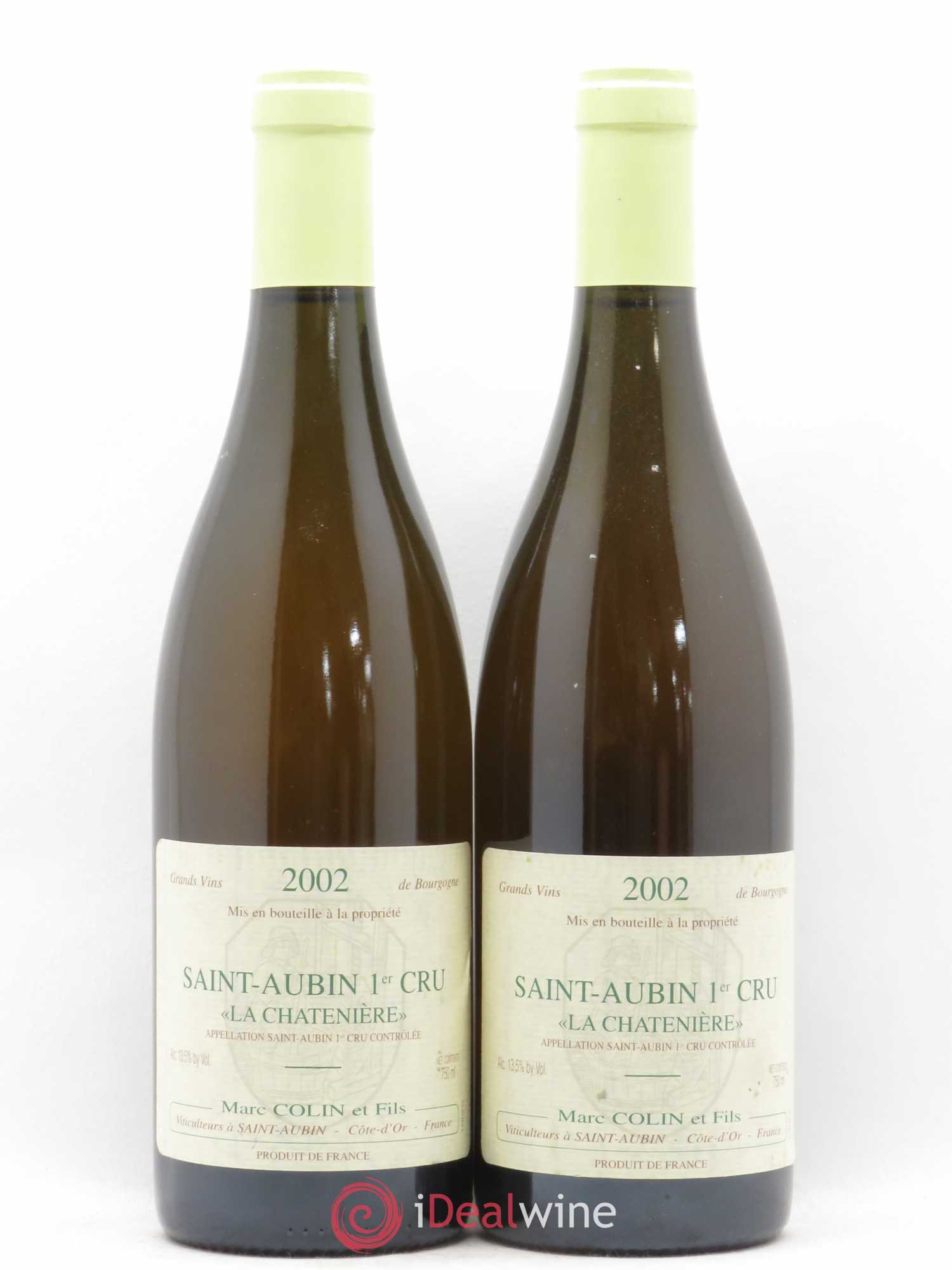Saint-Aubin 1er Cru La Chatenière Marc Colin & Fils 2002 - Posten von 2 Flaschen - 0