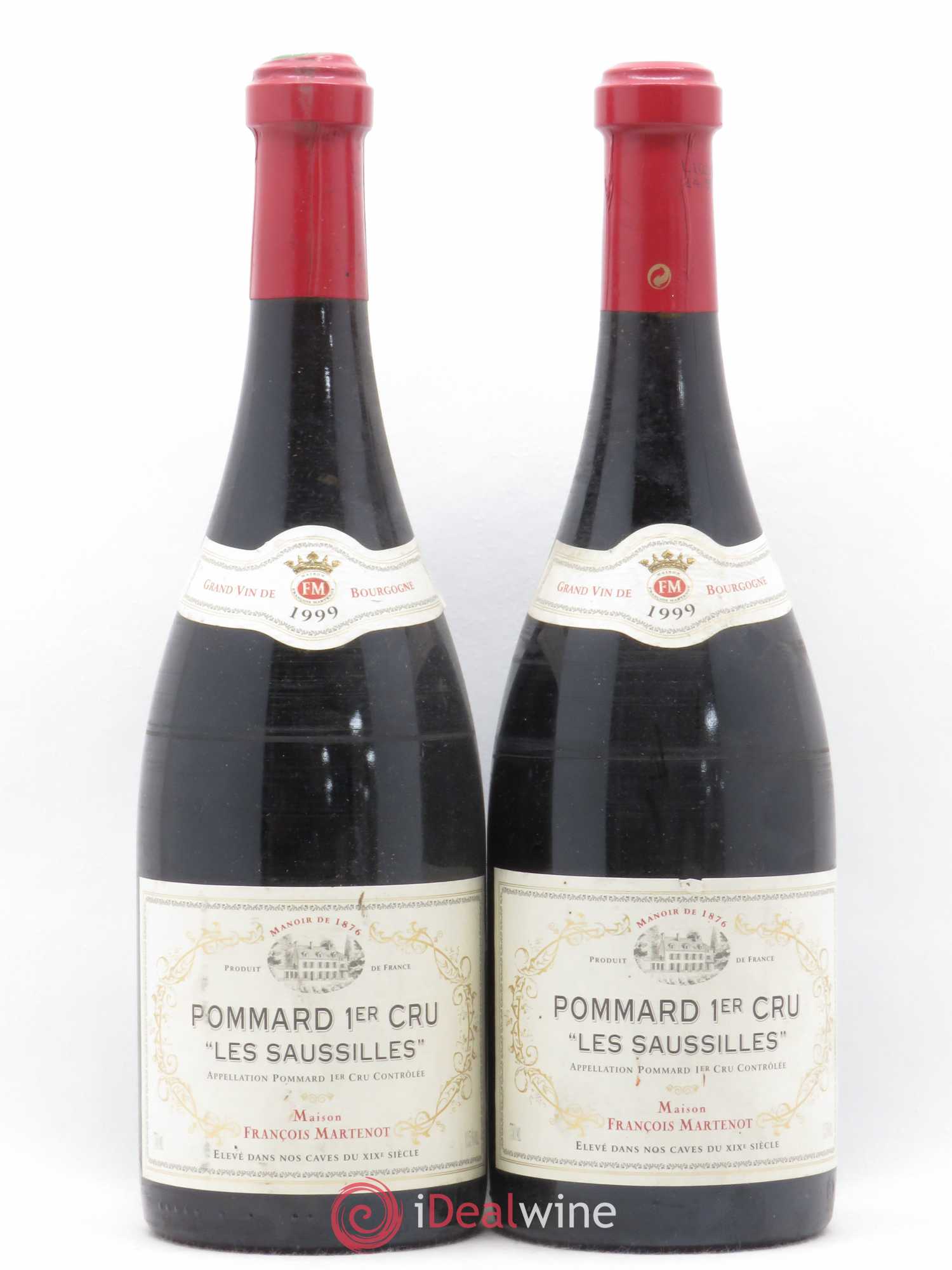 Pommard 1er Cru Les Saussilles Francois Martenot 1999 - Posten von 2 Flaschen - 0