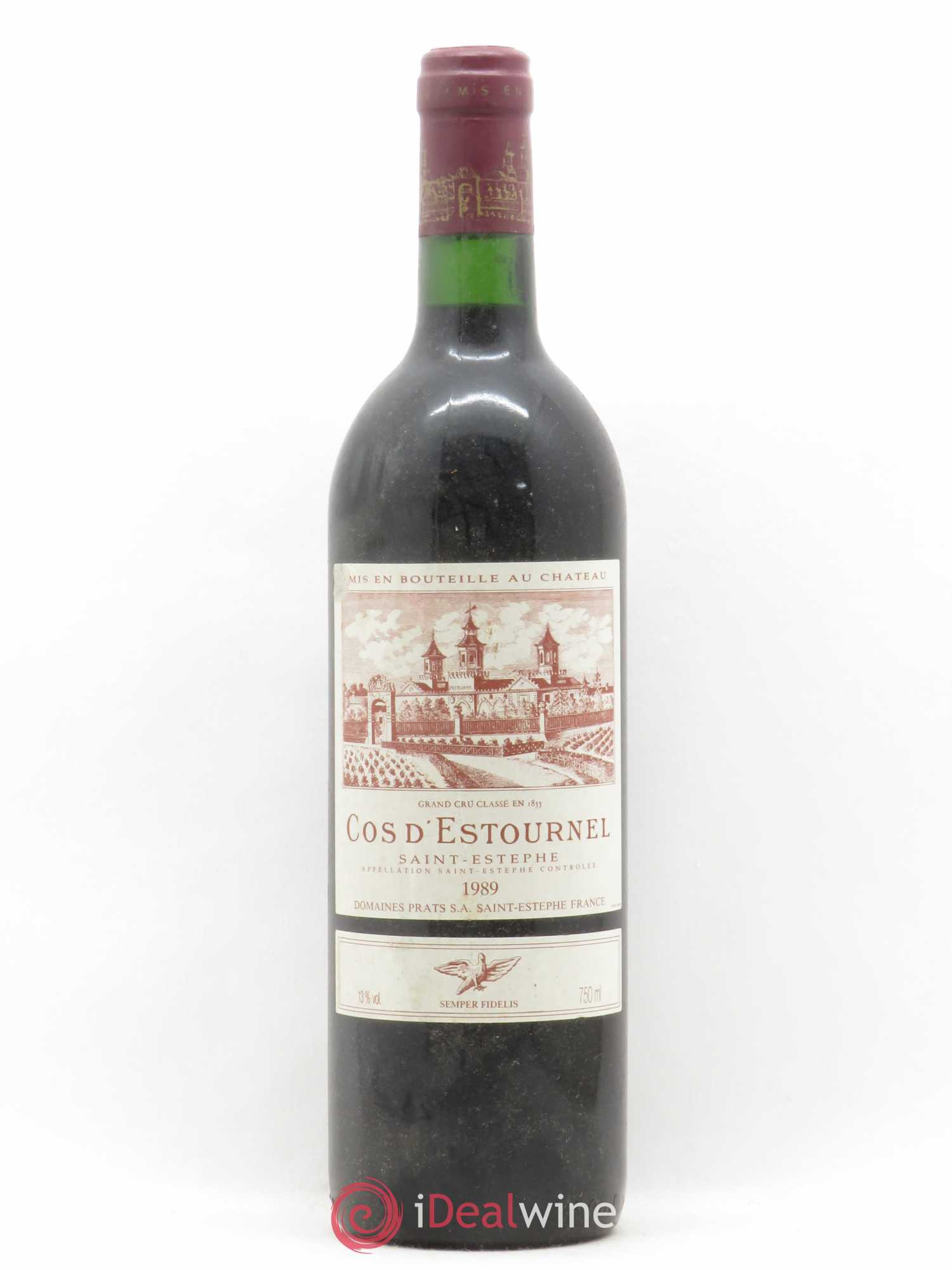 Cos d'Estournel 2ème Grand Cru Classé 1989 - Lot de 1 bouteille - 0