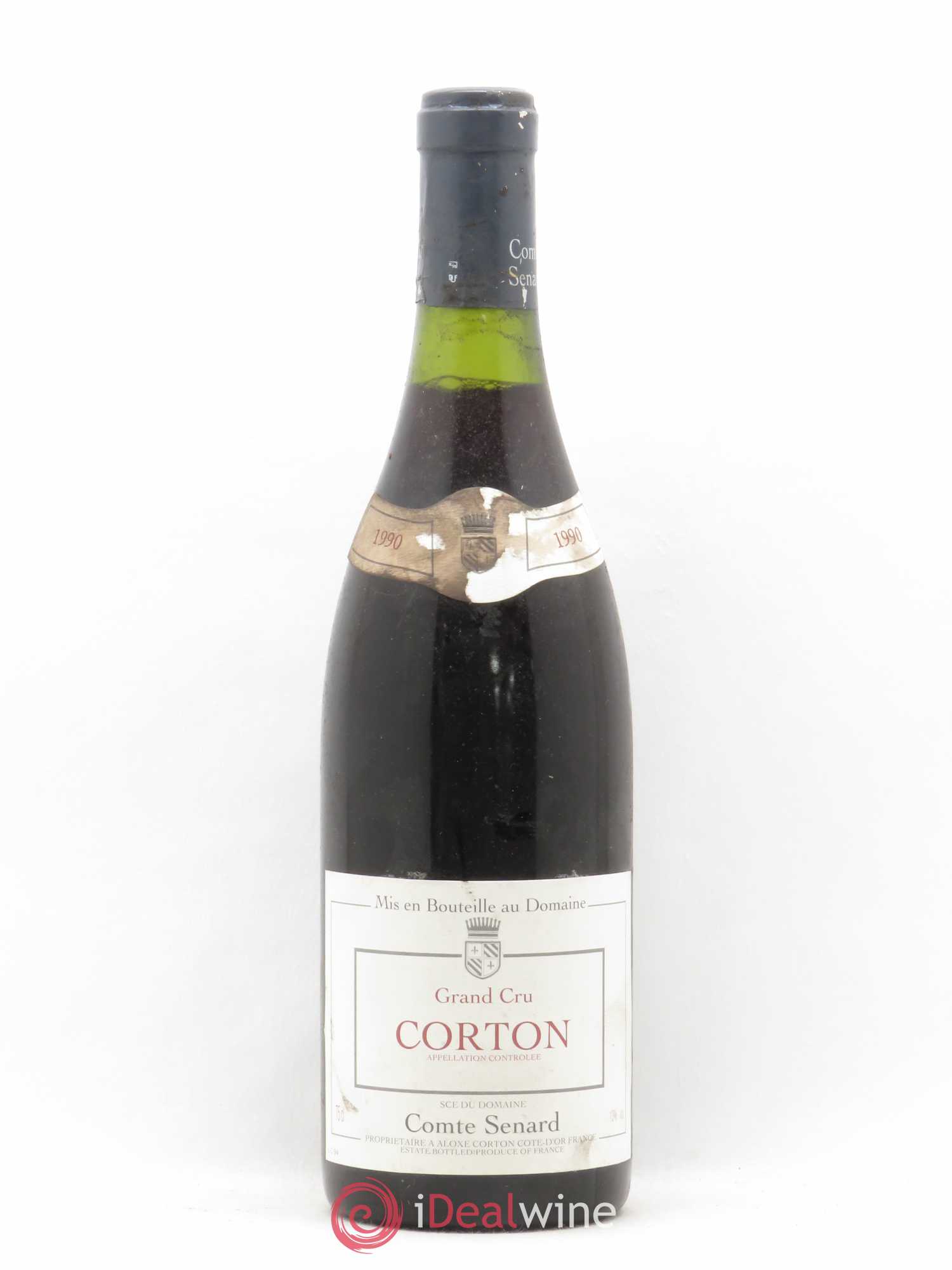 Corton Grand Cru Comte Senard 1990 - Lot de 1 bouteille - 0