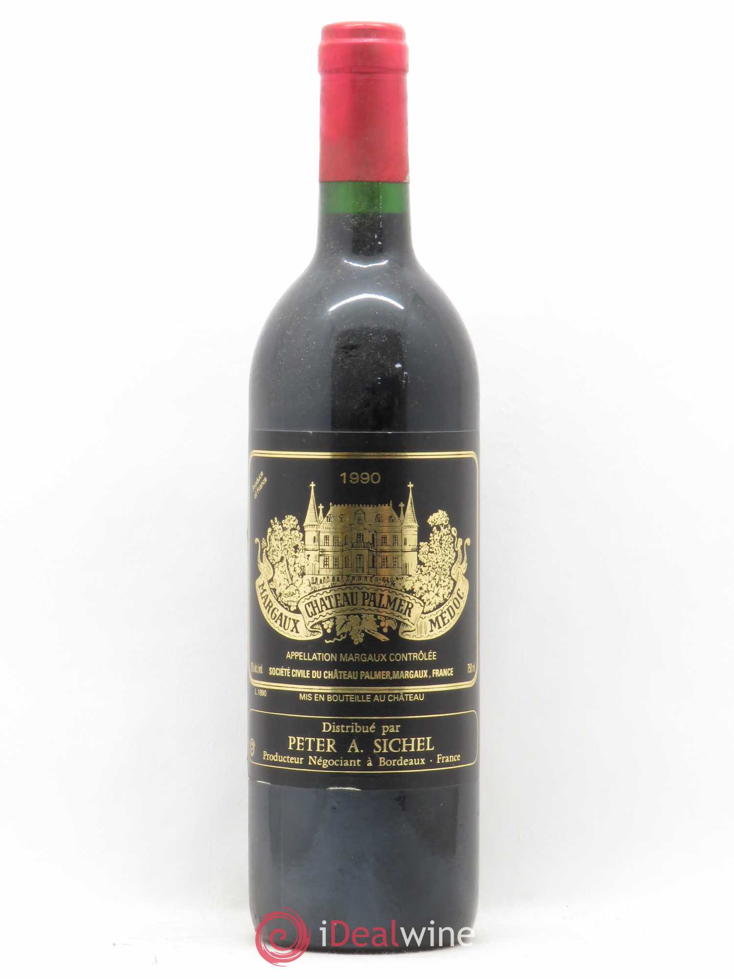 Château Palmer 3ème Grand Cru Classé 1990 - Lot de 1 bouteille - 0