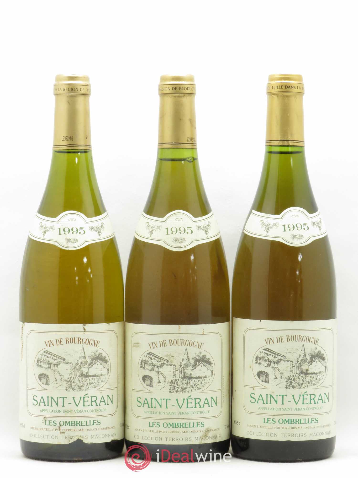 Saint-Véran Les Ombrelles 1995 - Posten von 3 Flaschen - 0