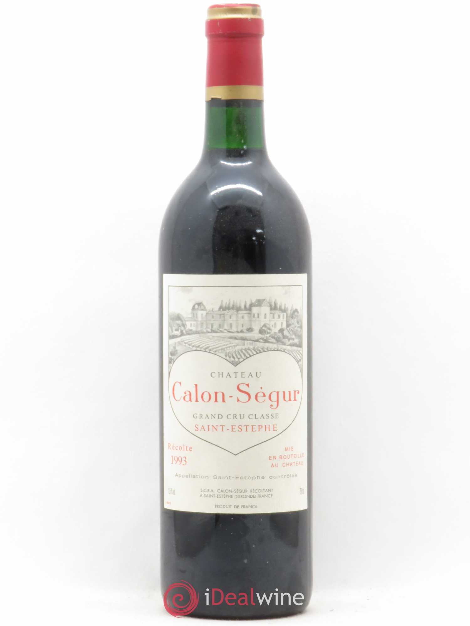 Château Calon Ségur 3ème Grand Cru Classé 1993 - Lot de 1 bouteille - 0