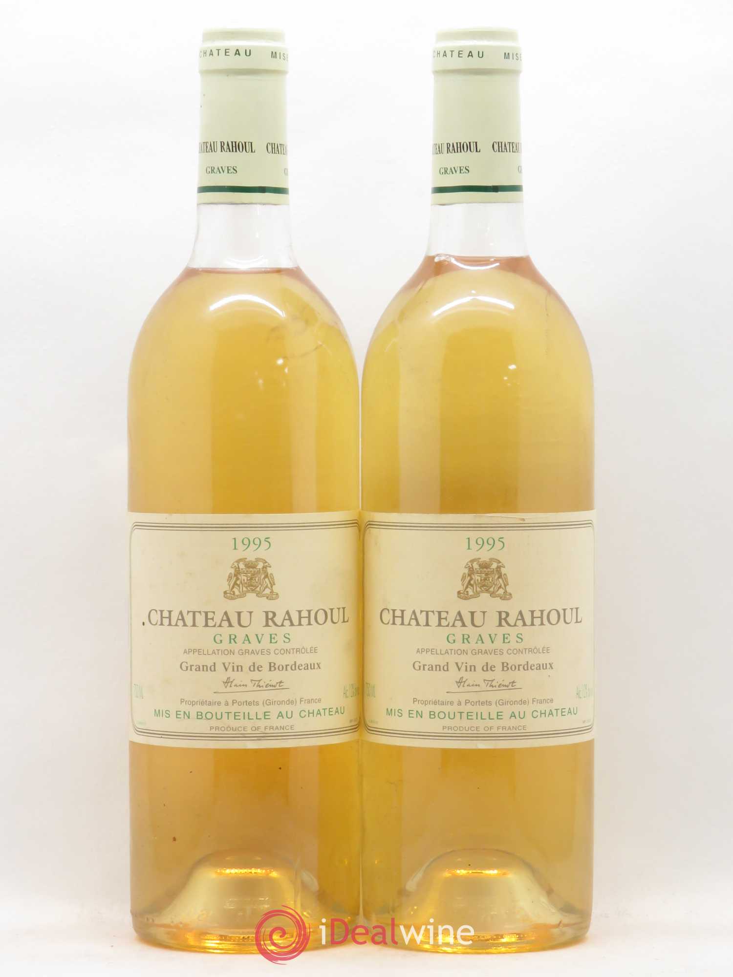 Château Rahoul 1995 - Lot de 2 bouteilles - 0