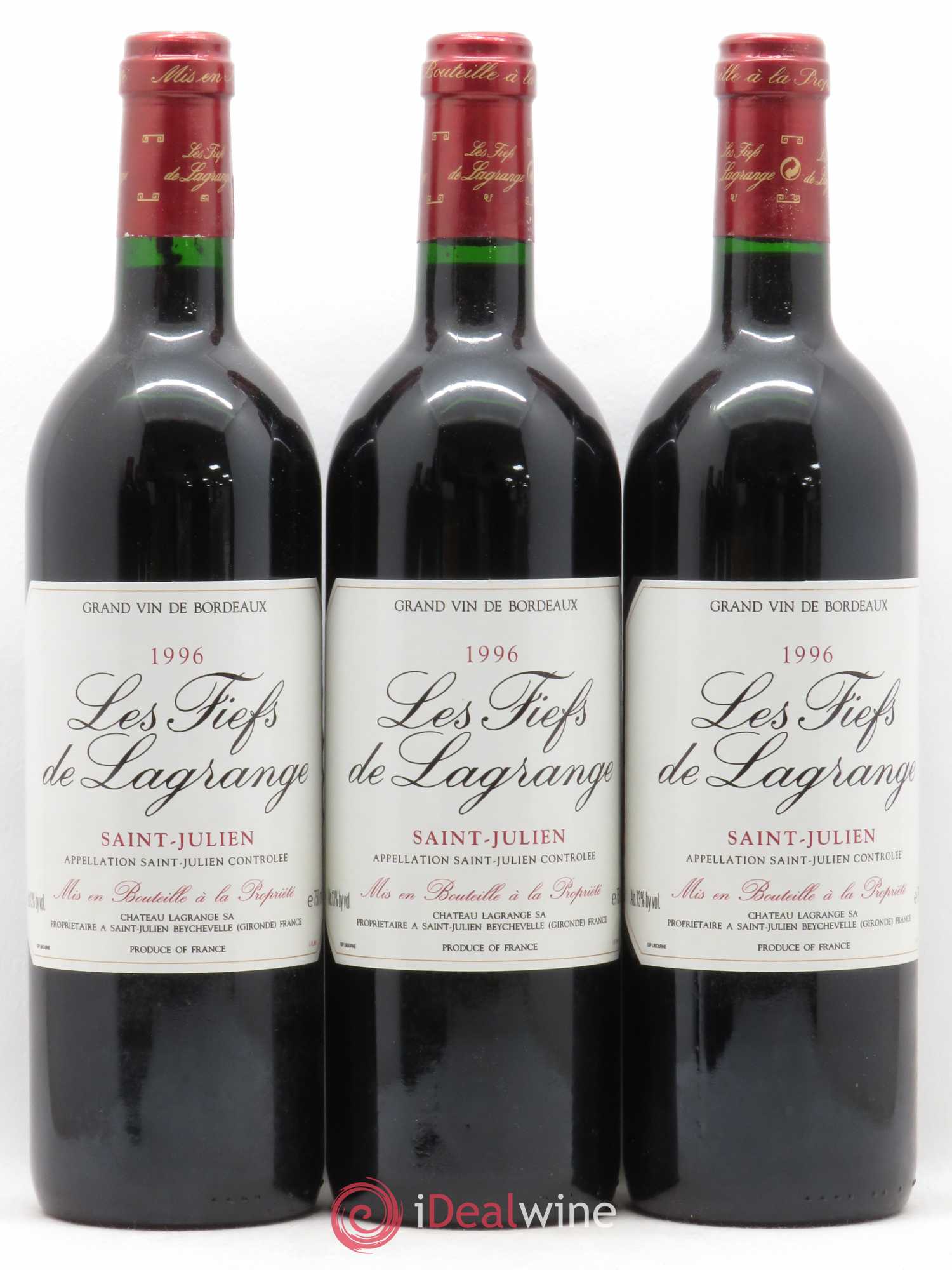 Les Fiefs de Lagrange Second Vin 1996 - Lot de 12 bouteilles - 2