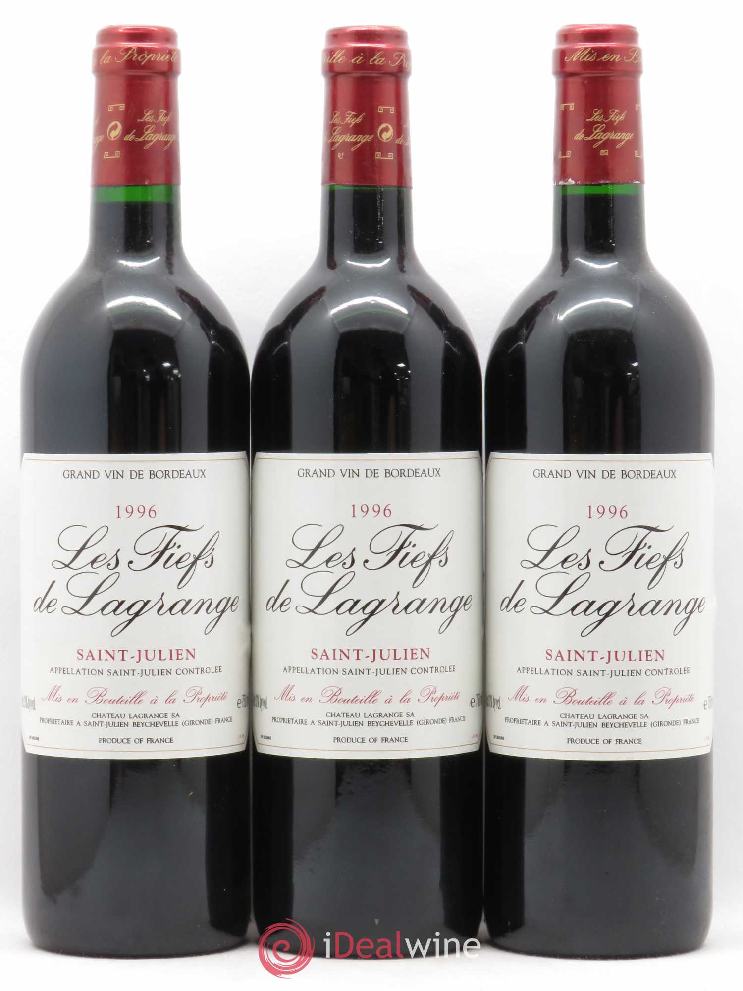 Les Fiefs de Lagrange Second Vin 1996 - Lot de 12 bouteilles - 3