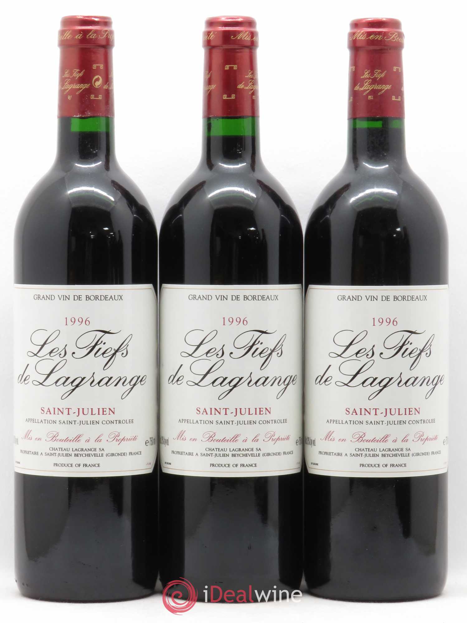 Les Fiefs de Lagrange Second Vin 1996 - Lot de 12 bouteilles - 4
