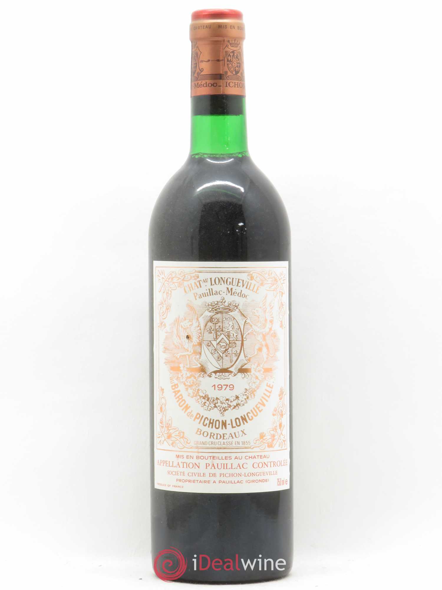 Pichon Longueville Baron 2ème Grand Cru Classé 1979 - Lot de 1 bouteille - 0