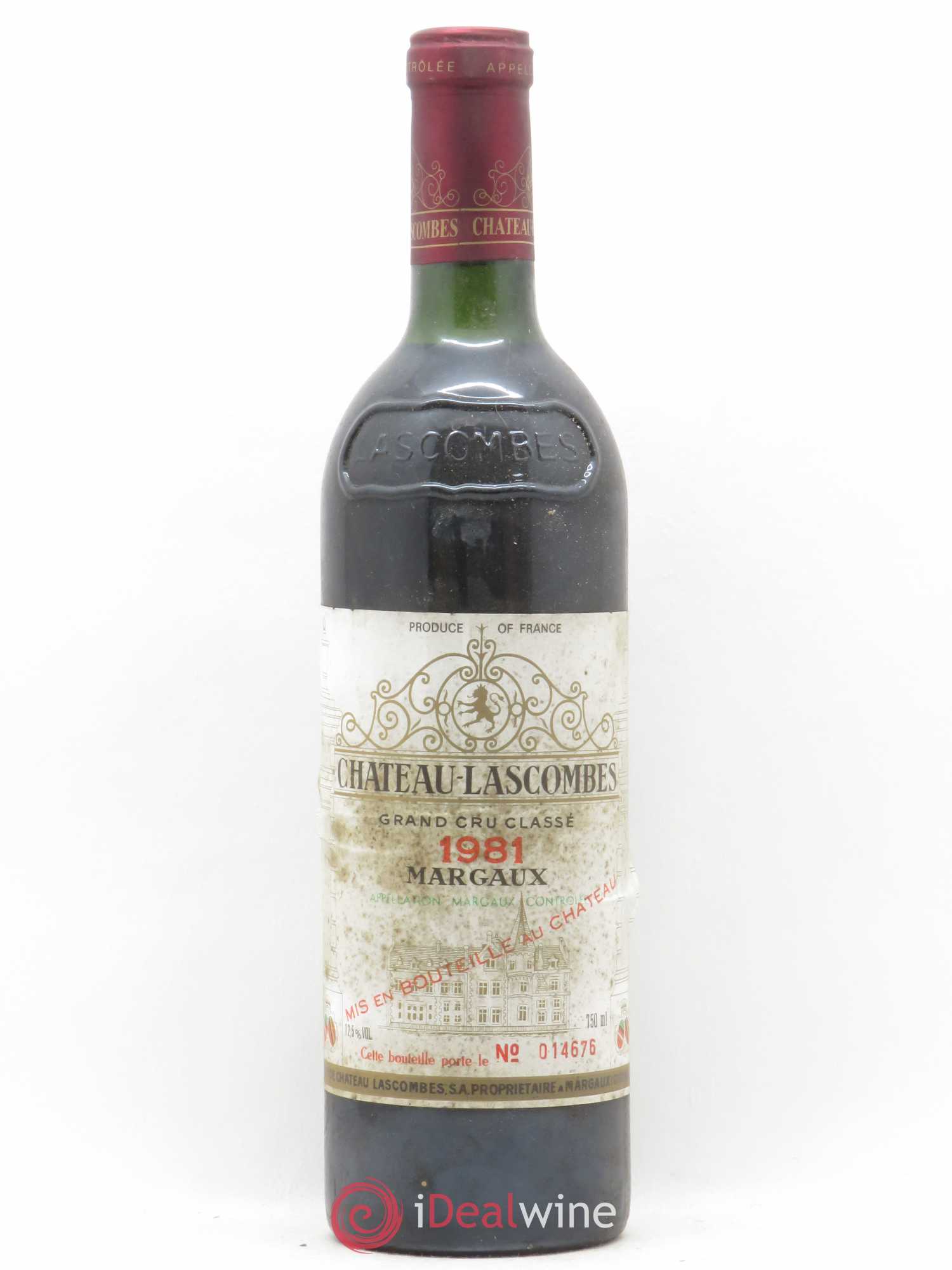 Château Lascombes 2ème Grand Cru Classé 1981 - Lot de 1 bouteille - 0