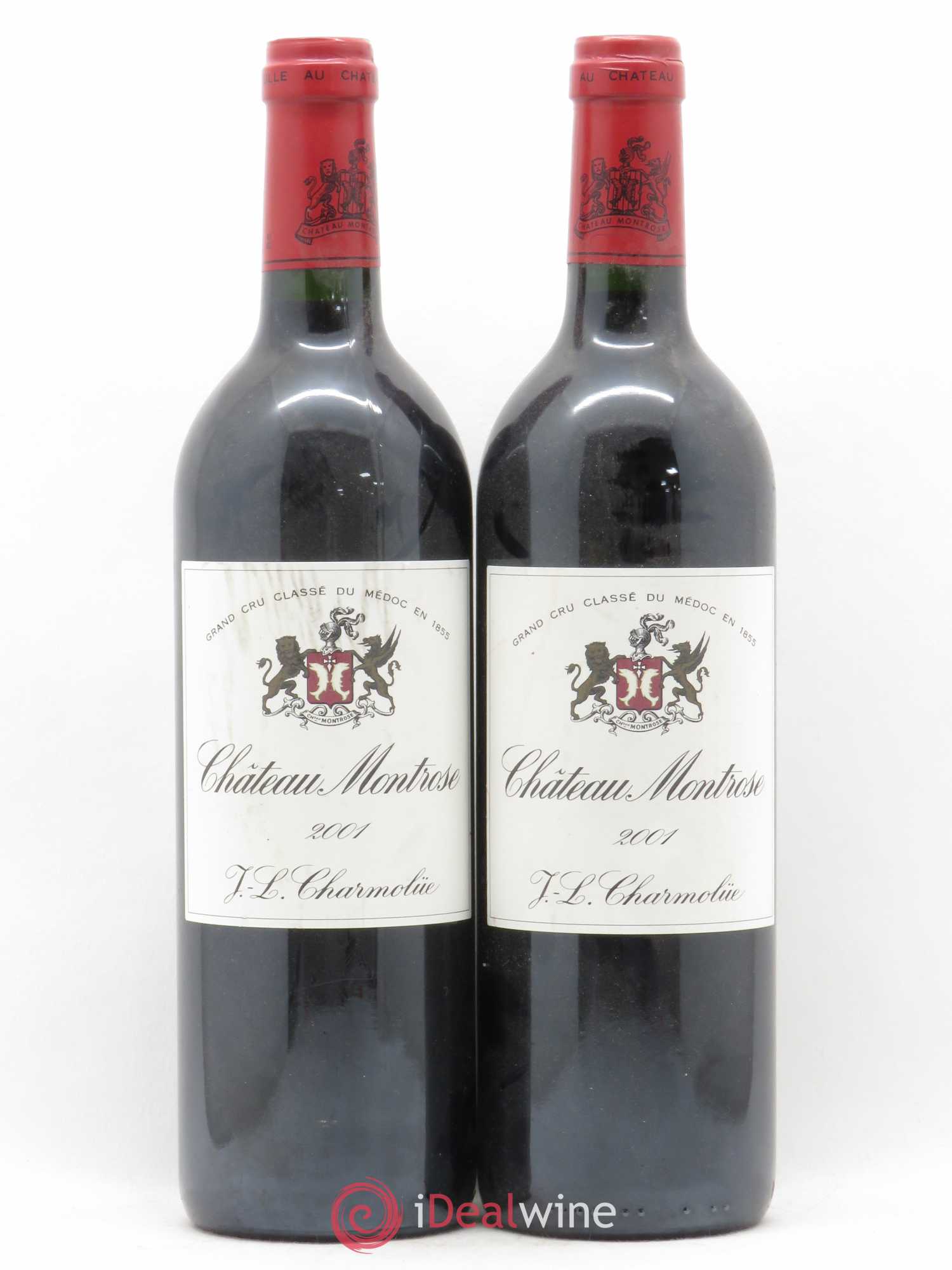 Château Montrose 2ème Grand Cru Classé 2001 - Lot de 2 bouteilles - 0