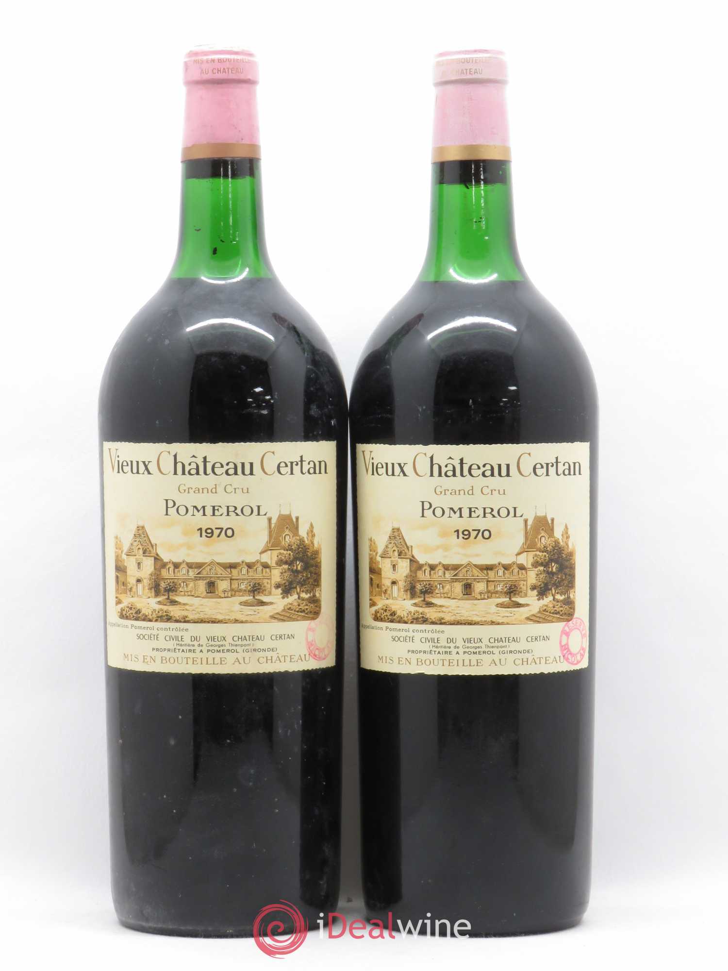 Vieux Château Certan 1970 - Lot de 2 magnums - 0