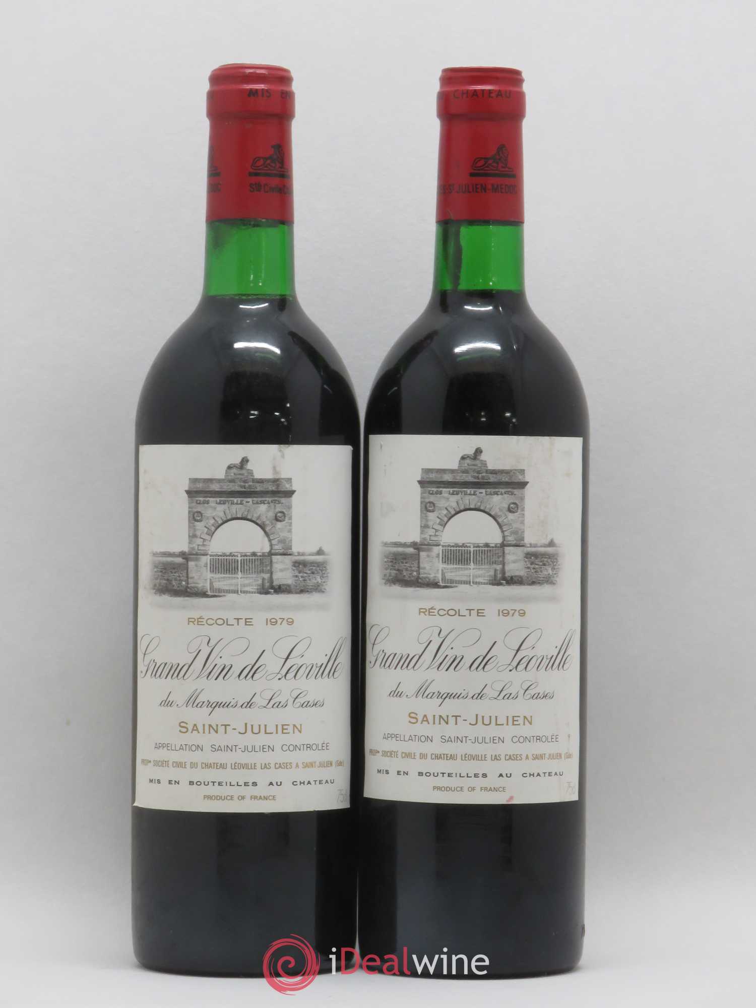 Château Léoville Las Cases 2ème Grand Cru Classé 1979 - Lot de 2 bouteilles - 0