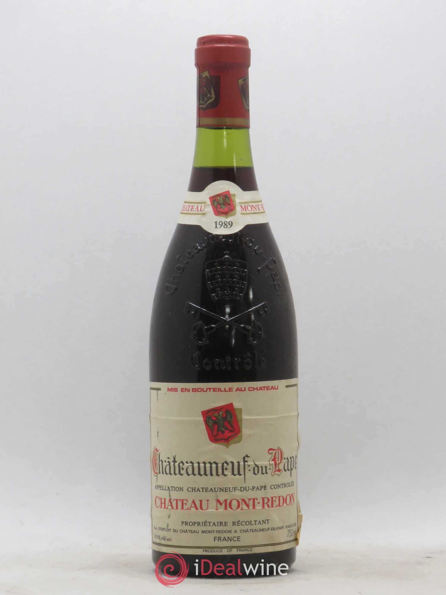 Châteauneuf-du-Pape Château Mont-Redon Famille Abeille-Fabre 1989 - Lot de 1 bouteille - 0