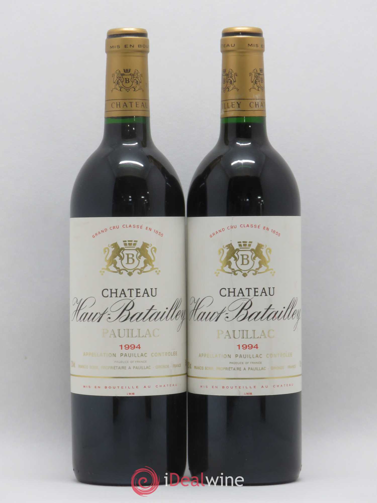 Château Haut Batailley 5ème Grand Cru Classé 1994 - Lot de 2 bouteilles - 0