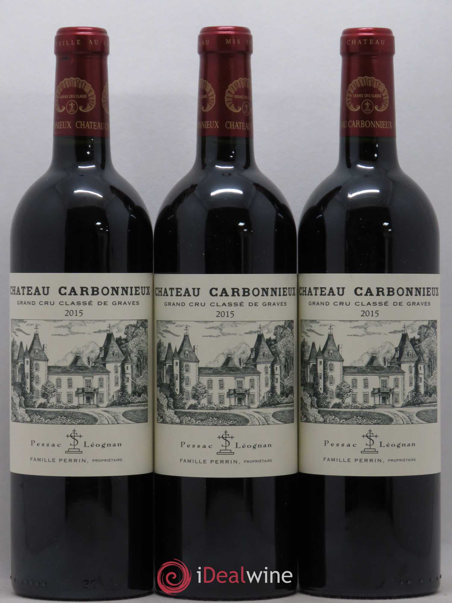Château Carbonnieux Cru Classé de Graves 2015 - Lot de 12 bouteilles - 1
