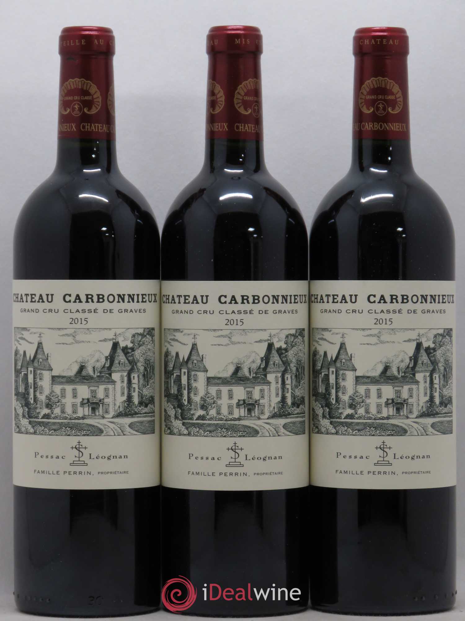Château Carbonnieux Cru Classé de Graves 2015 - Lot de 12 bouteilles - 2