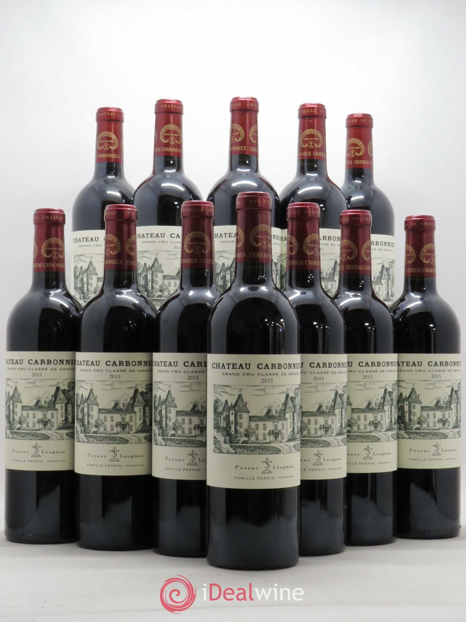 Château Carbonnieux Cru Classé de Graves 2015 - Lot de 12 bouteilles - 0