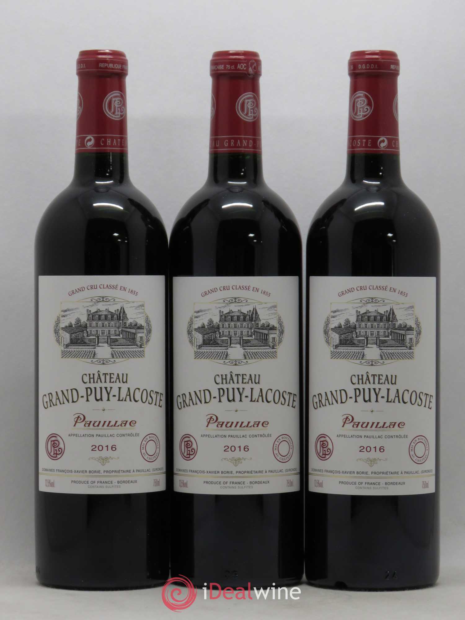 Château Grand Puy Lacoste 5ème Grand Cru Classé 2016 - Lot de 6 bouteilles - 2