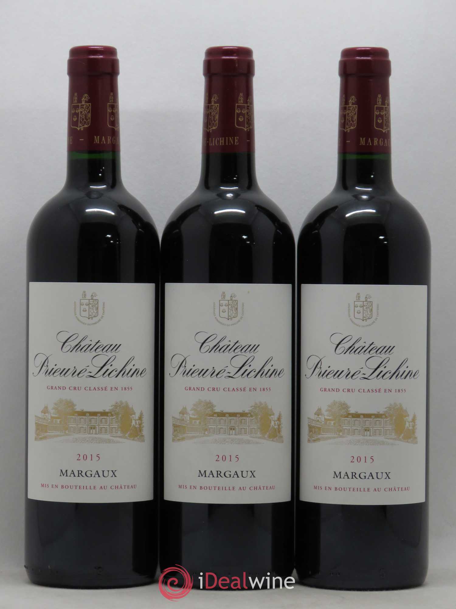 Château Prieuré Lichine 4ème Grand Cru Classé 2015 - Lot de 12 bouteilles - 1