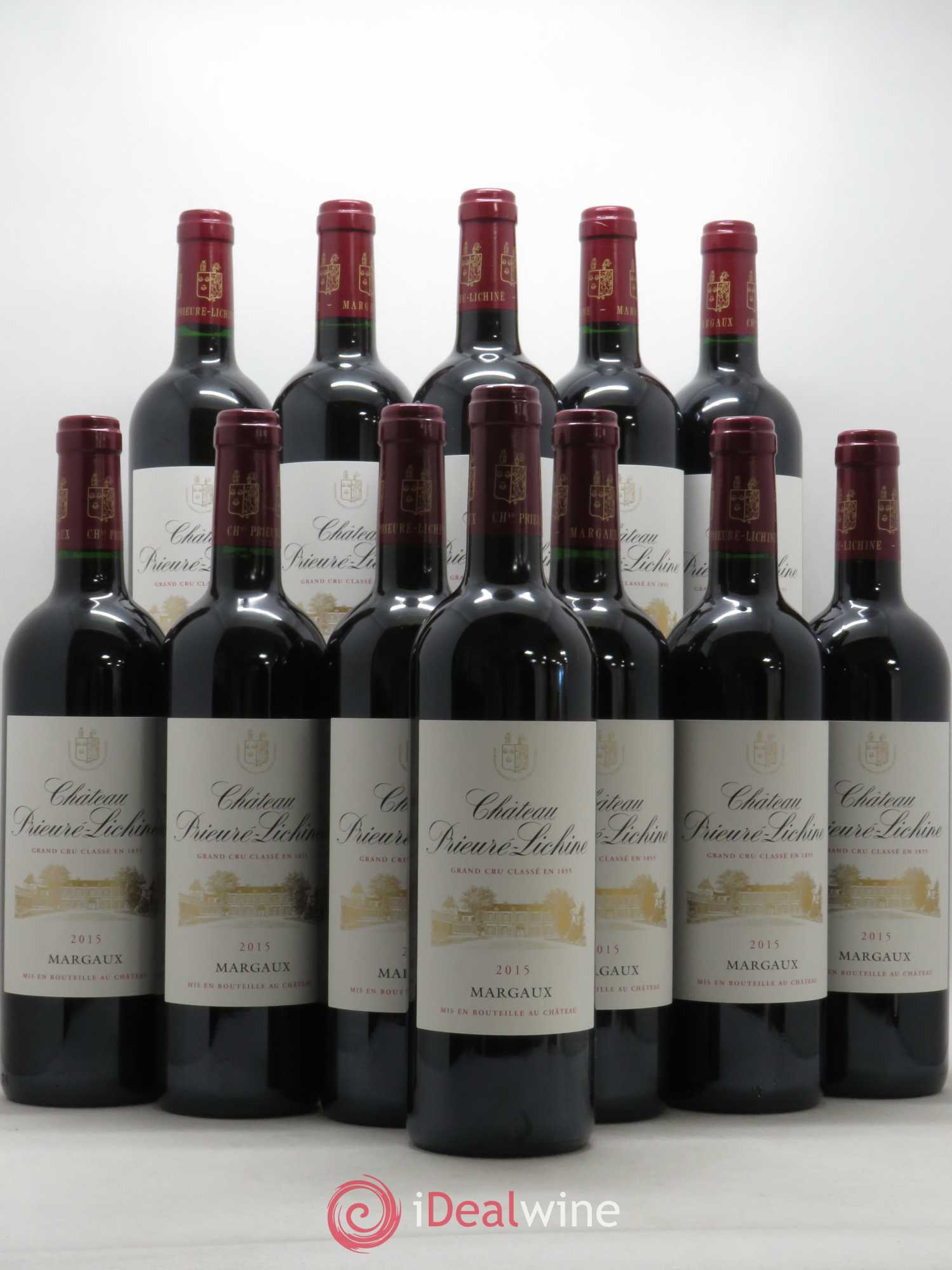 Château Prieuré Lichine 4ème Grand Cru Classé 2015 - Lot de 12 bouteilles - 0